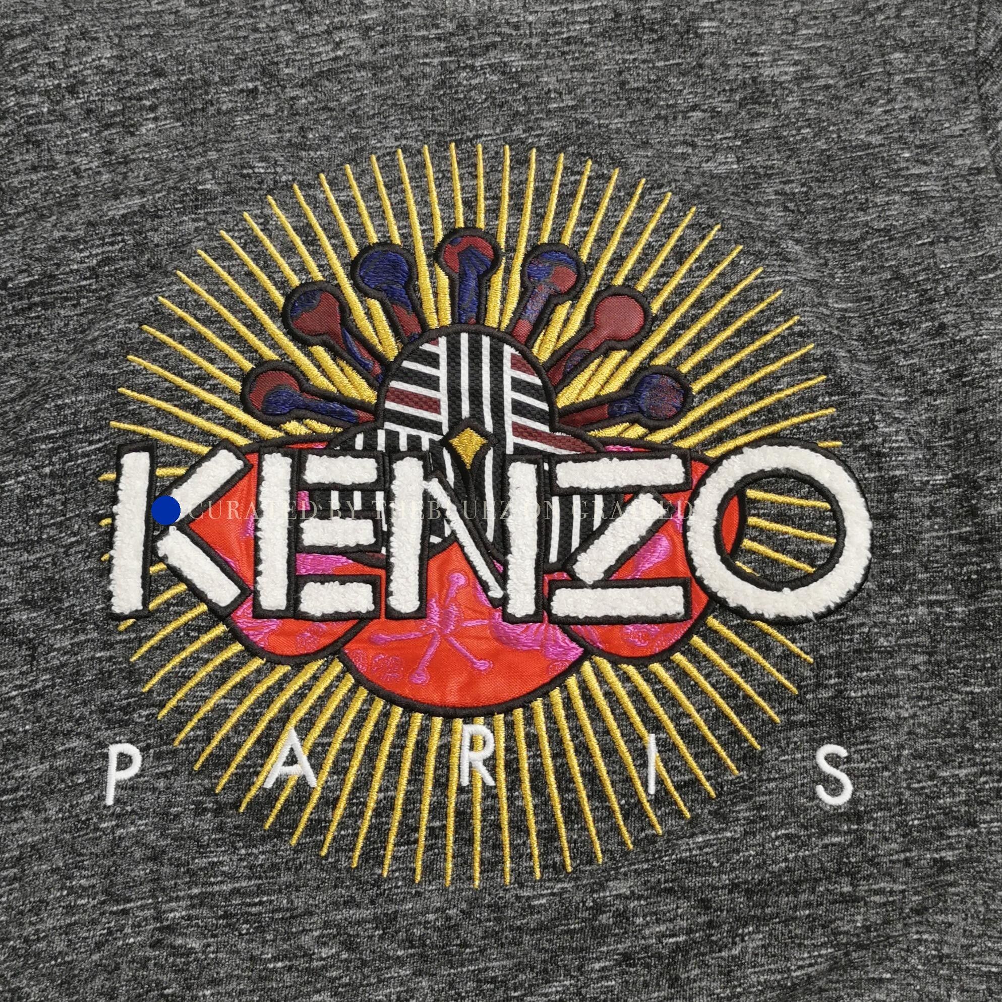 Kenzo Embroidered Black Sweatshirt in Size M Size US M / EU 48-50 / 2 - 3 Thumbnail