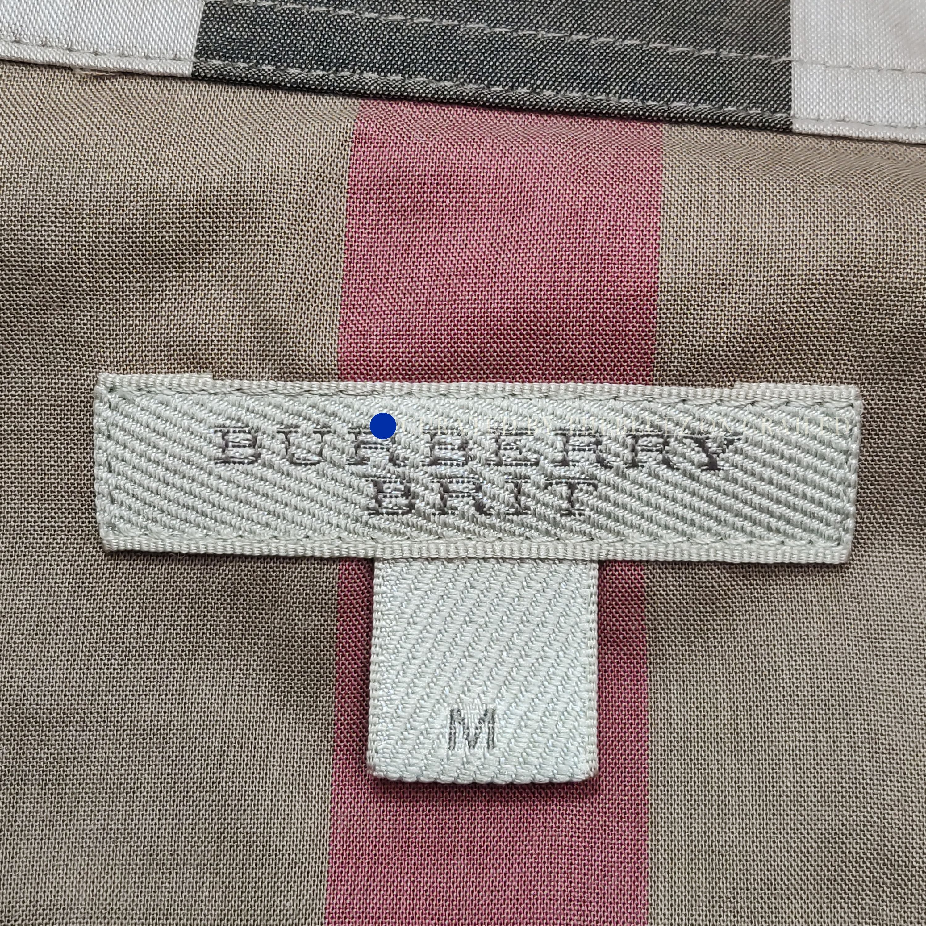 Burberry Multi Plaid Button Up Shirt in Size M Size US M / EU 48-50 / 2 - 6 Thumbnail