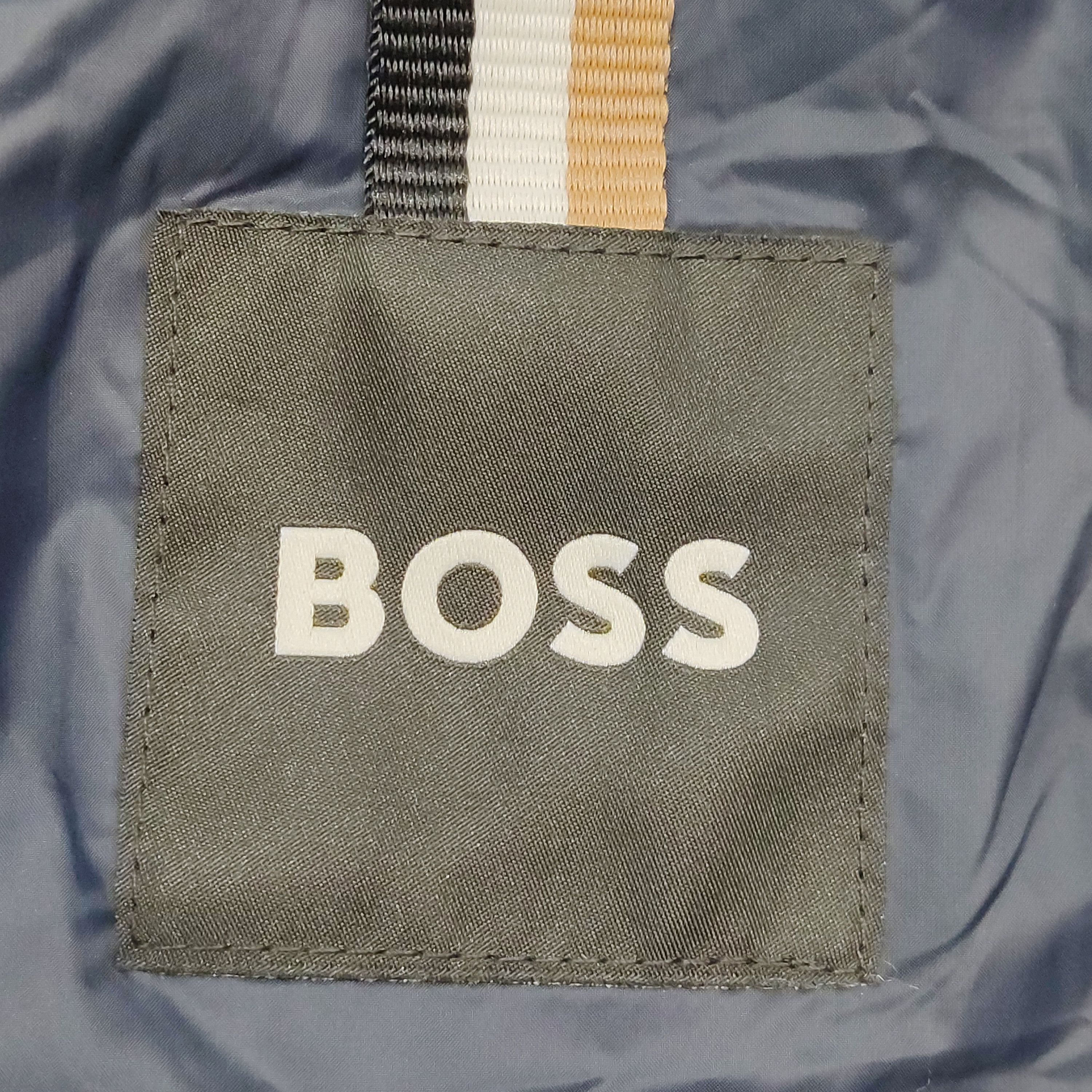 Hugo Boss Stylish Hooded Puffer Jacket in Blue Size US L / EU 52-54 / 3 - 5 Thumbnail
