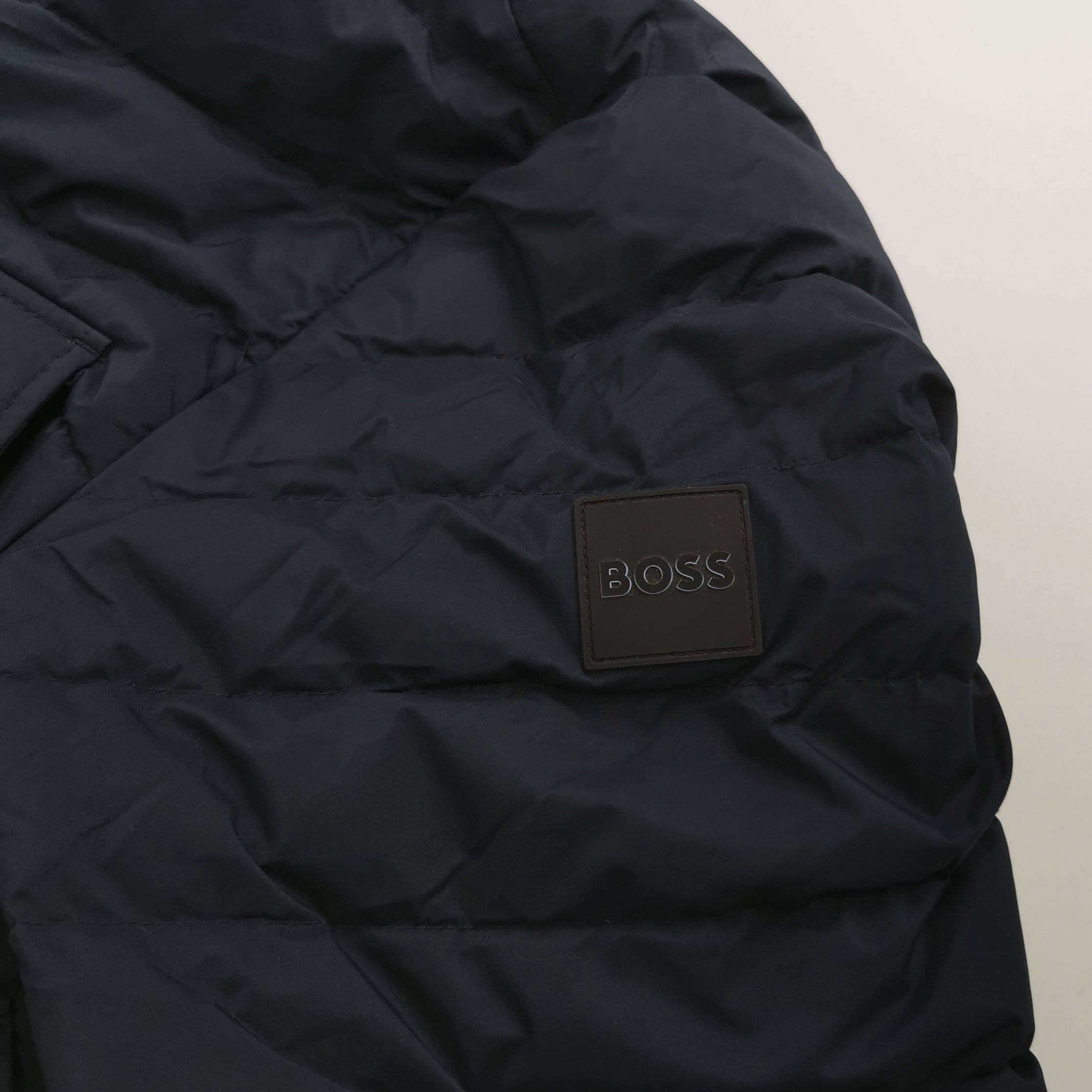 Hugo Boss Warm Hooded Down Jacket in Blue Size US L / EU 52-54 / 3 - 3 Thumbnail