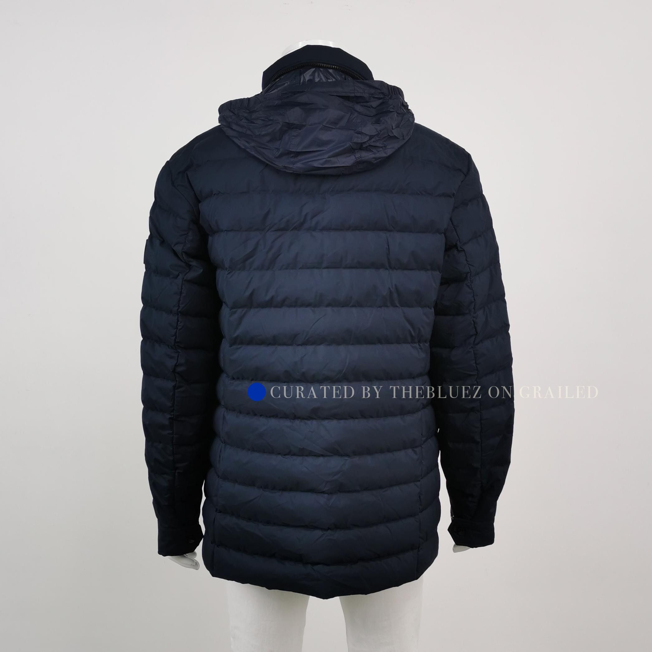 Hugo Boss Warm Hooded Down Jacket in Blue Size US L / EU 52-54 / 3 - 2 Thumbnail