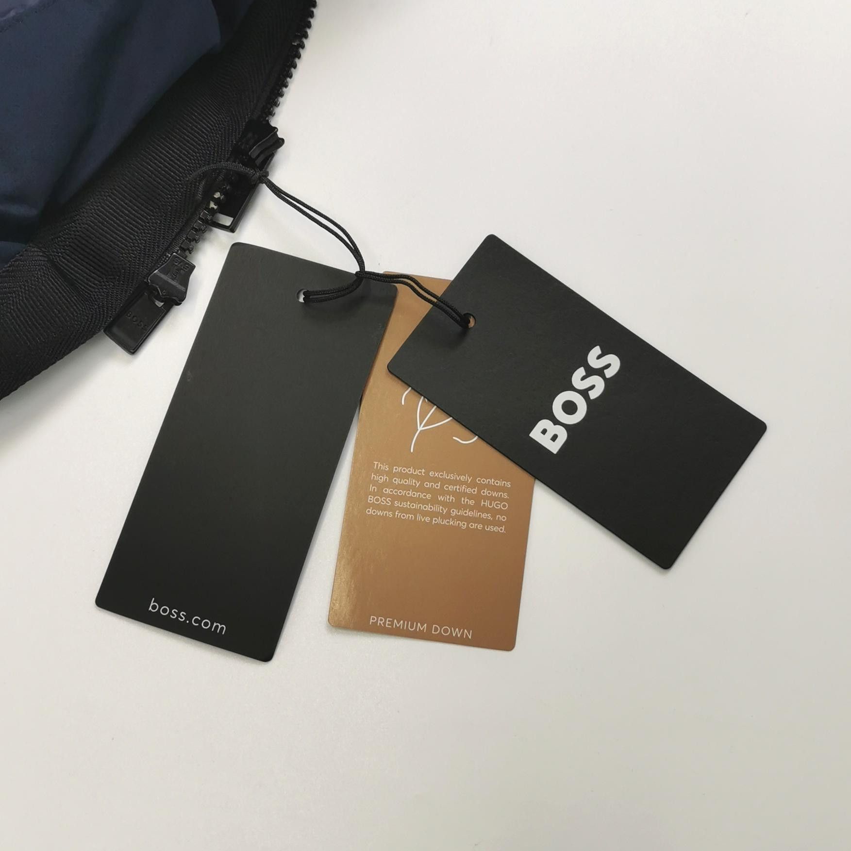 Hugo Boss Hooded Down Jacket in Blue Size US M / EU 48-50 / 2 - 4 Thumbnail
