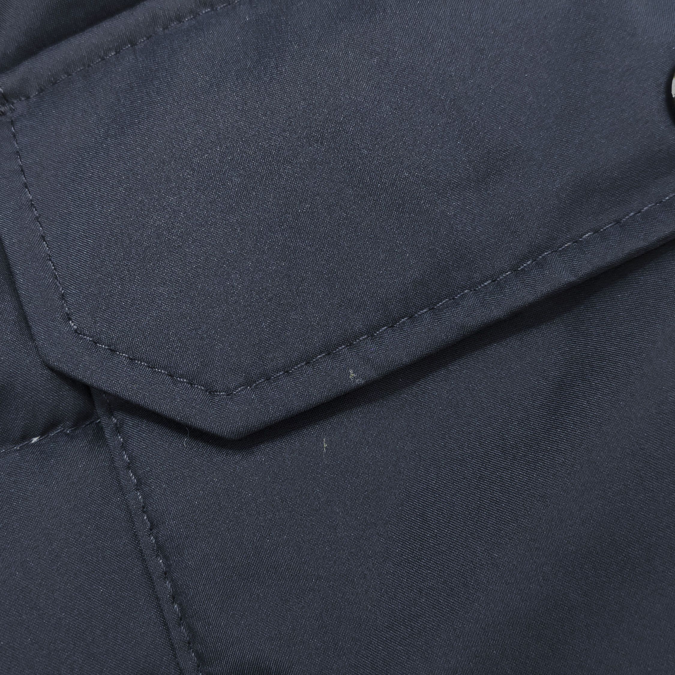 Hugo Boss Navy Hooded Puffer Jacket in Size L Size US L / EU 52-54 / 3 - 9 Thumbnail