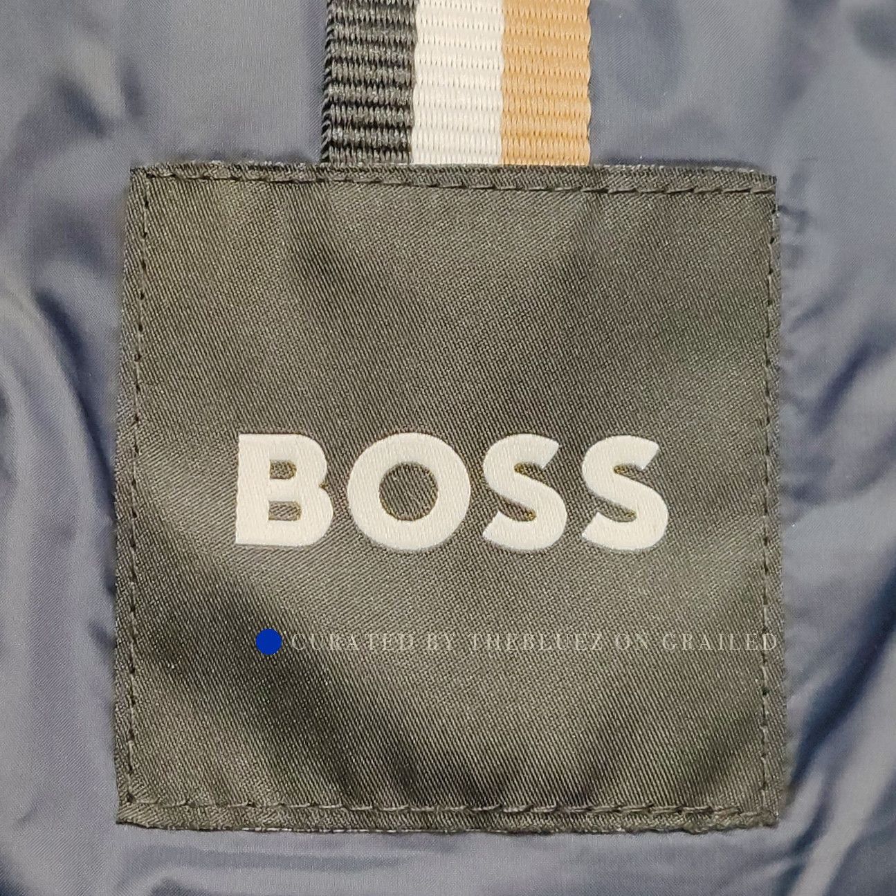 Hugo Boss Navy Hooded Down Coat Size US M / EU 48-50 / 2 - 5 Thumbnail