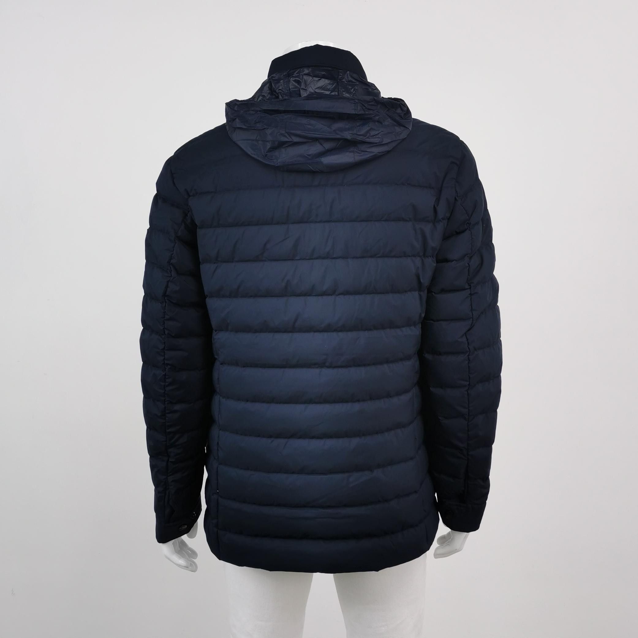 Hugo Boss Navy Hooded Down Coat Size US M / EU 48-50 / 2 - 2 Thumbnail
