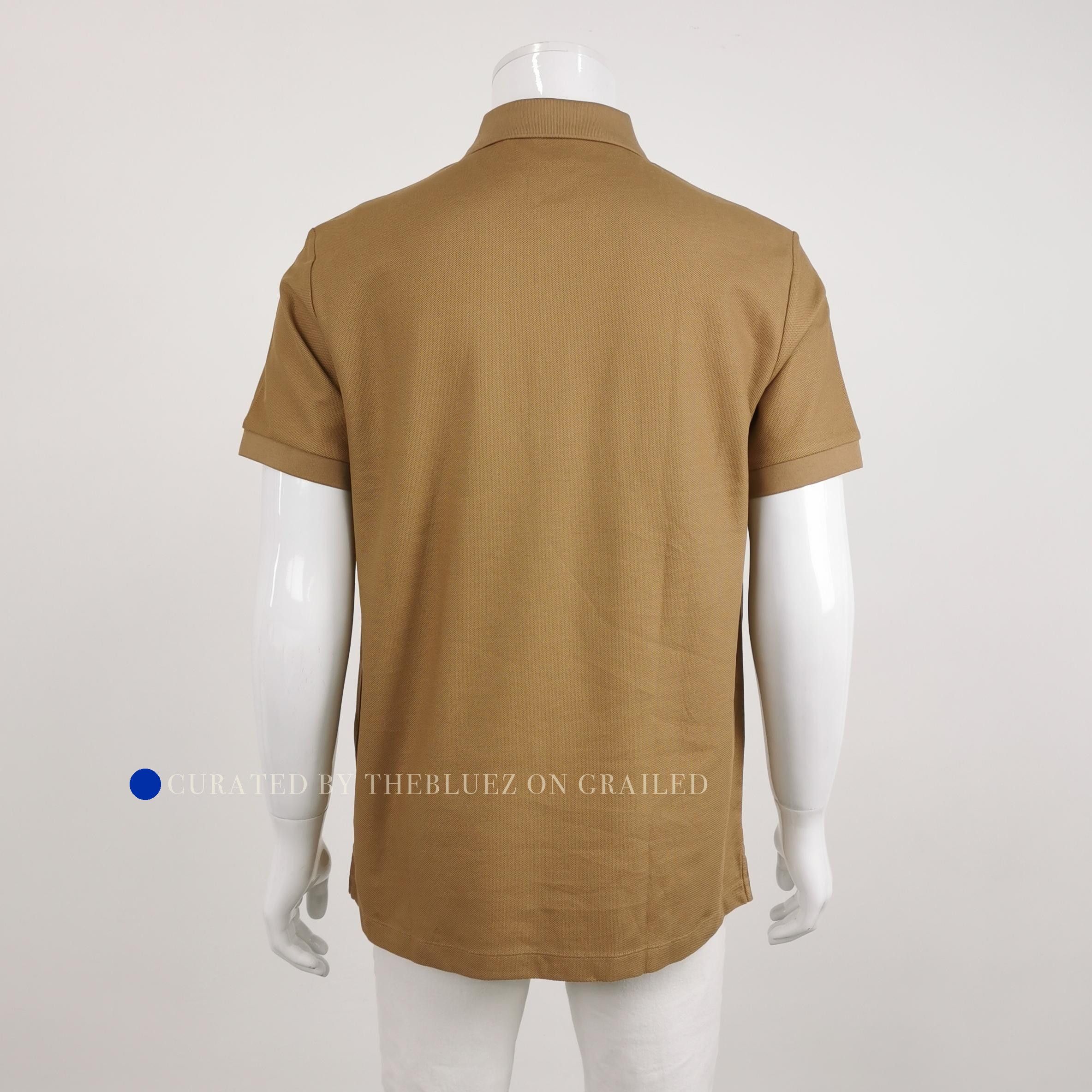 Burberry Classic Brown Polo Shirt with Logo Embroidery Size US L / EU 52-54 / 3 - 2 Thumbnail
