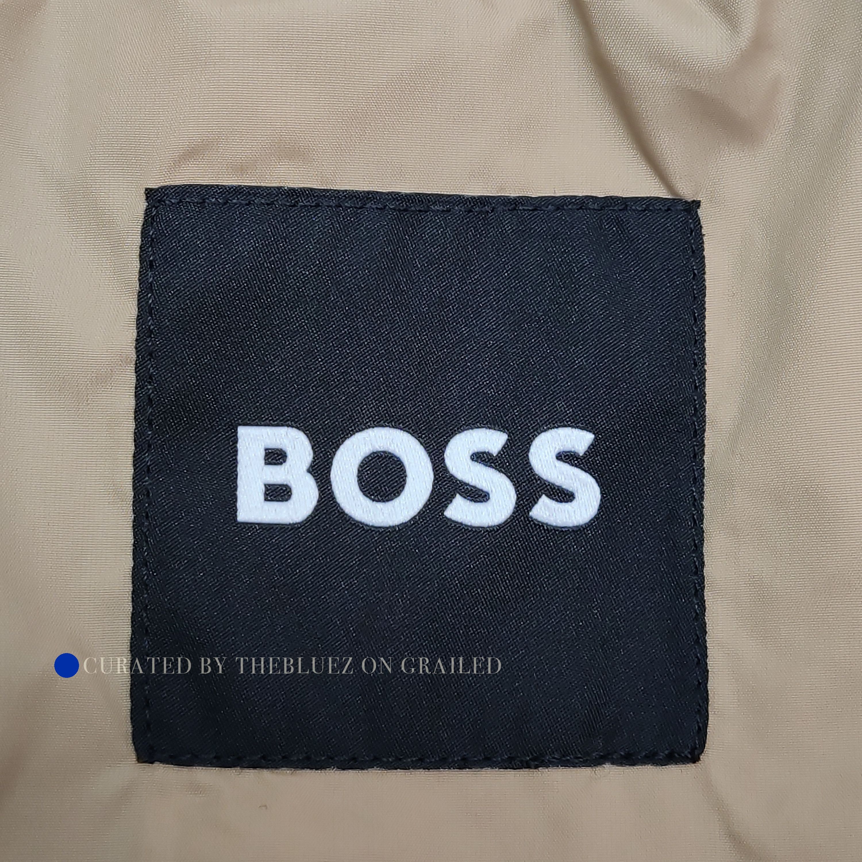 Hugo Boss Classic Beige Bomber Jacket in Size L Size US L / EU 52-54 / 3 - 5 Thumbnail