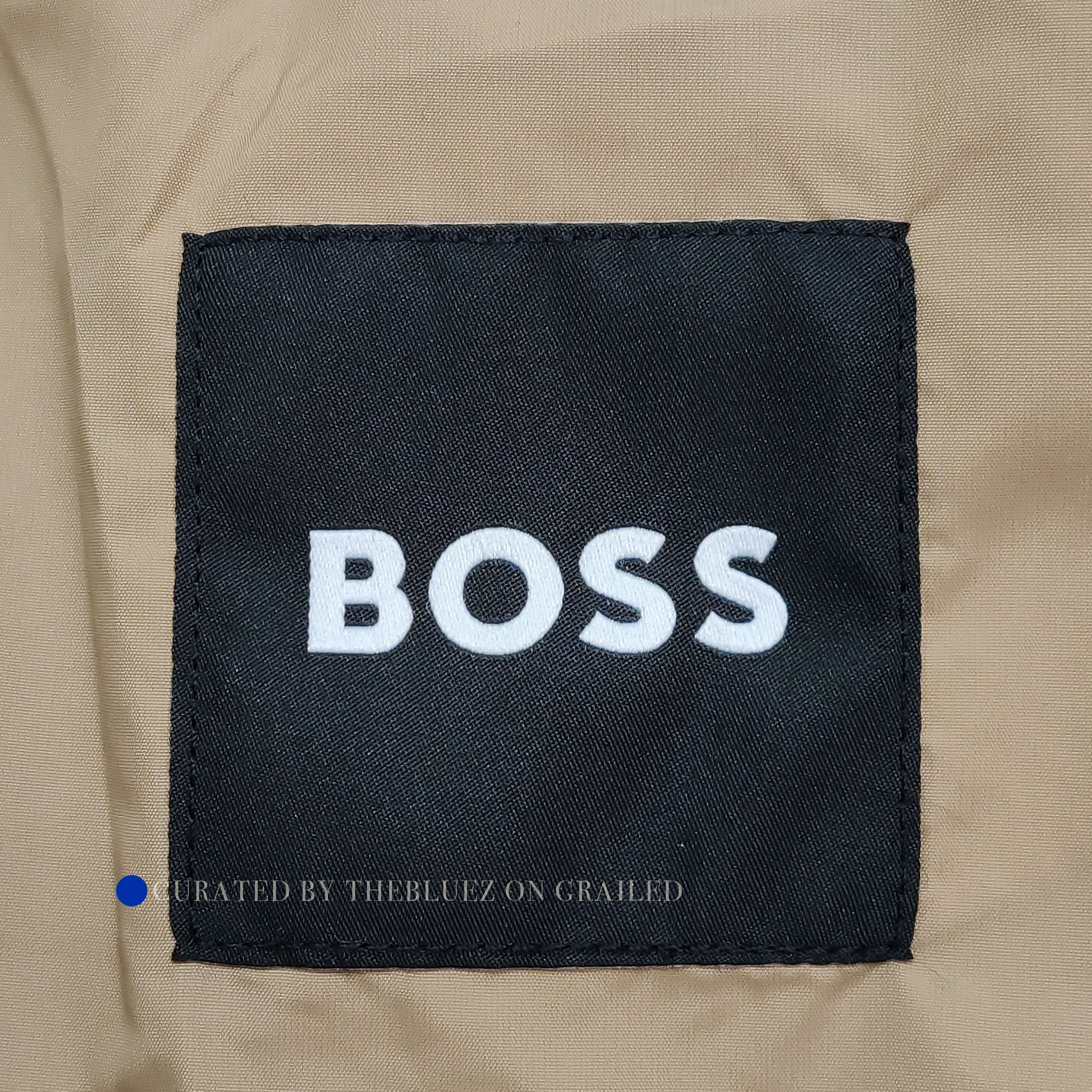 Hugo Boss Stylish Beige Bomber Jacket in Size L Size US L / EU 52-54 / 3 - 5 Thumbnail