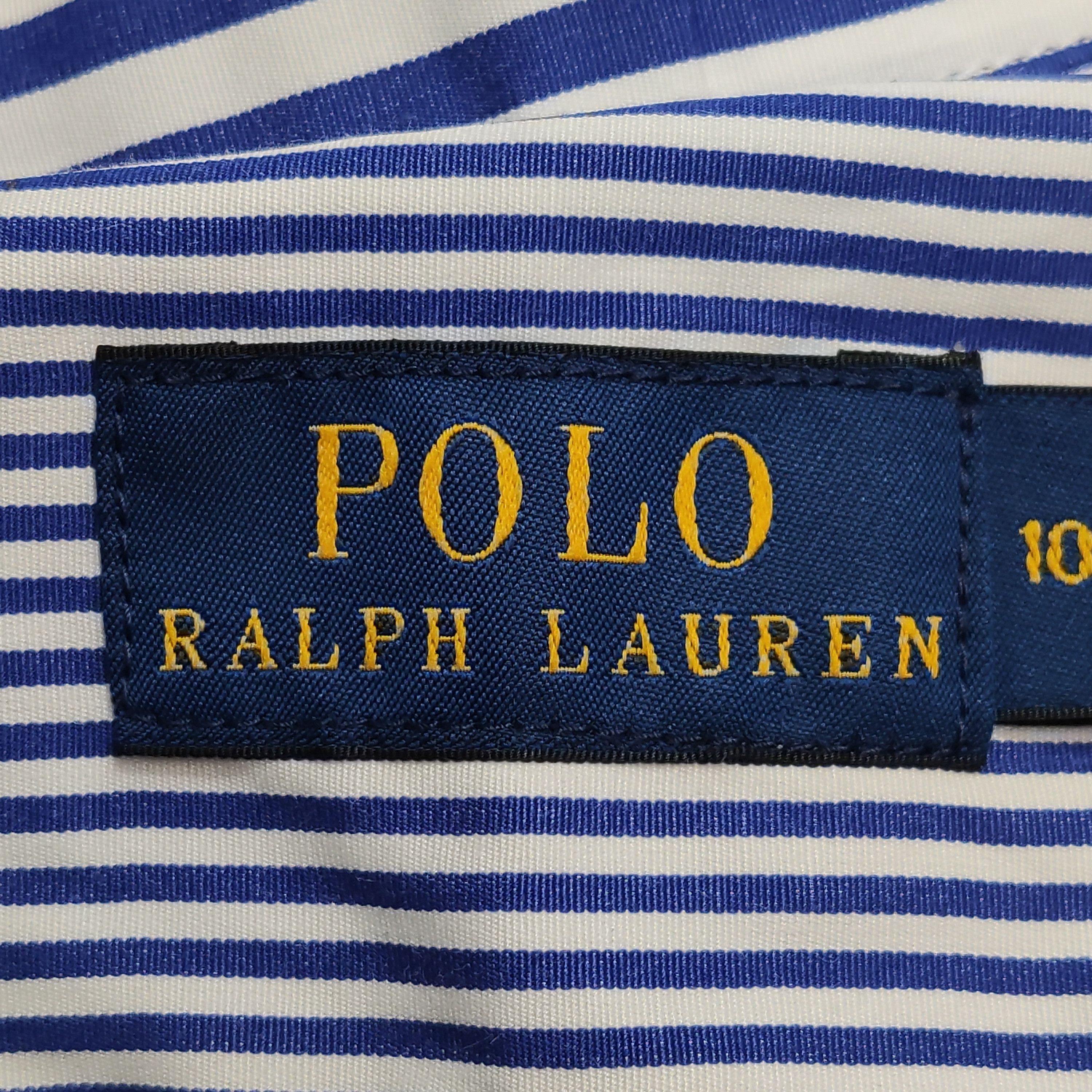 Polo Ralph Lauren Blue Striped Button Up Shirt Size L Size US L / EU 52-54 / 3 - 7 Thumbnail