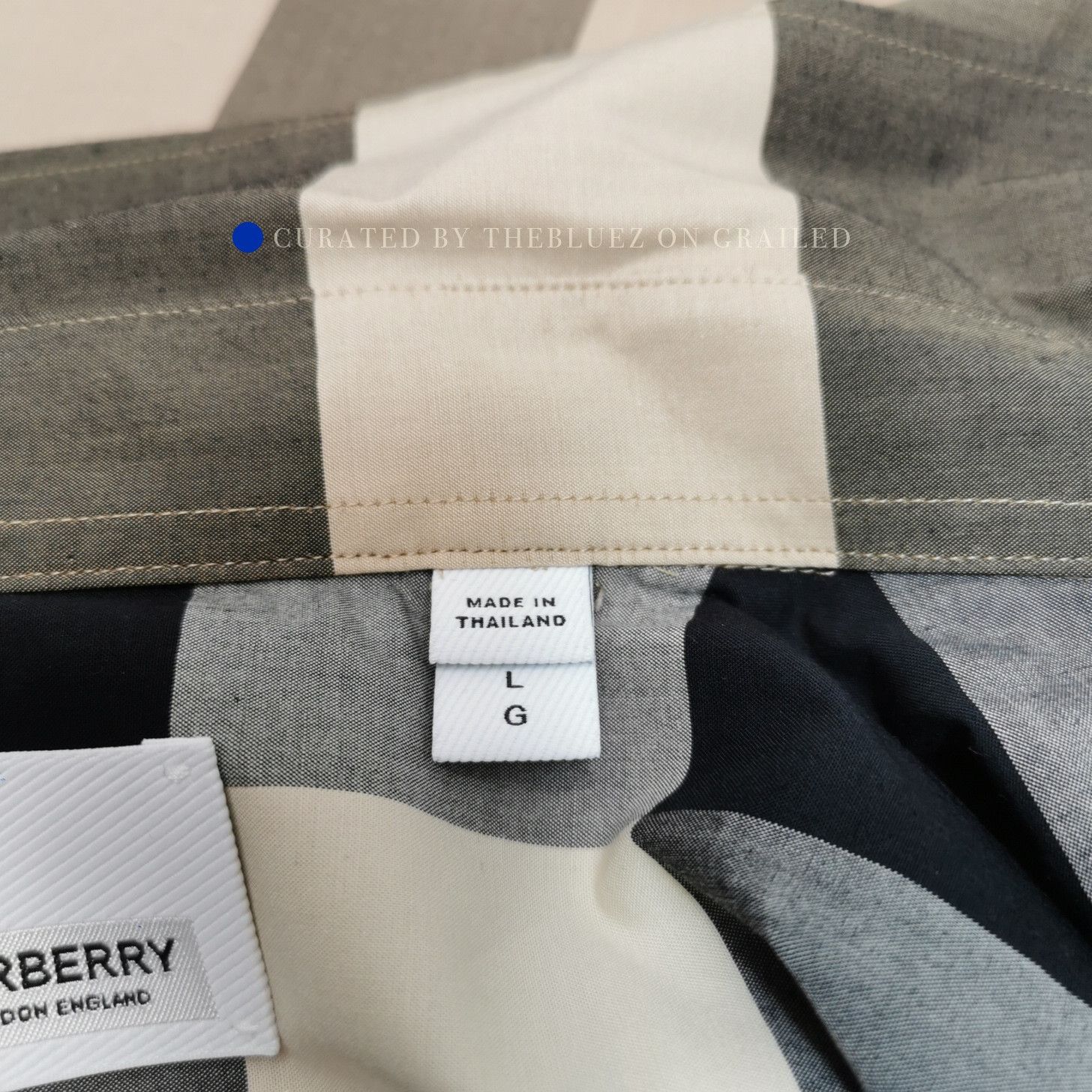 Burberry Classic Check Button Up Shirt in Beige Size US L / EU 52-54 / 3 - 5 Thumbnail