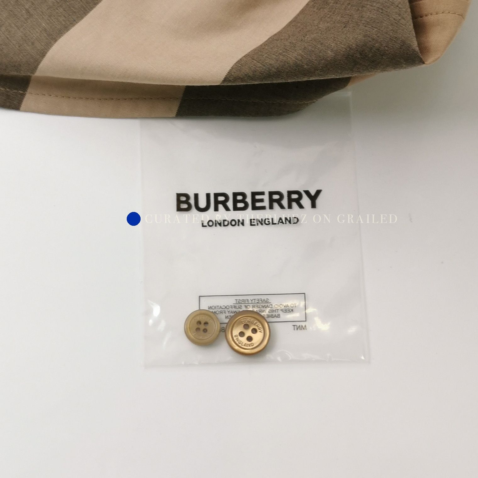 Burberry Classic Check Button Up Shirt in Beige Size US L / EU 52-54 / 3 - 3 Thumbnail