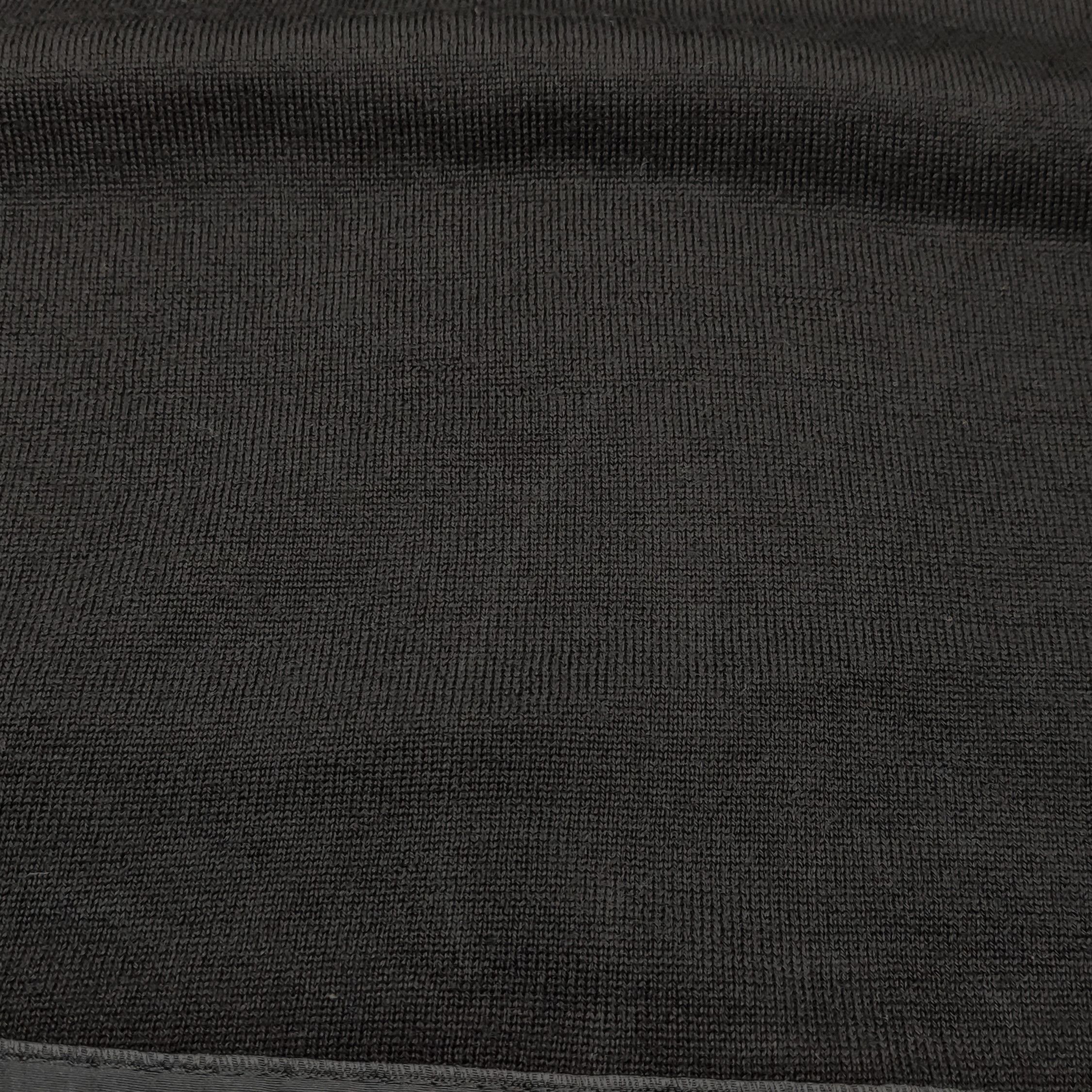 Moncler Classic Black Wool Crewneck Sweater Size US M / EU 48-50 / 2 - 9 Thumbnail