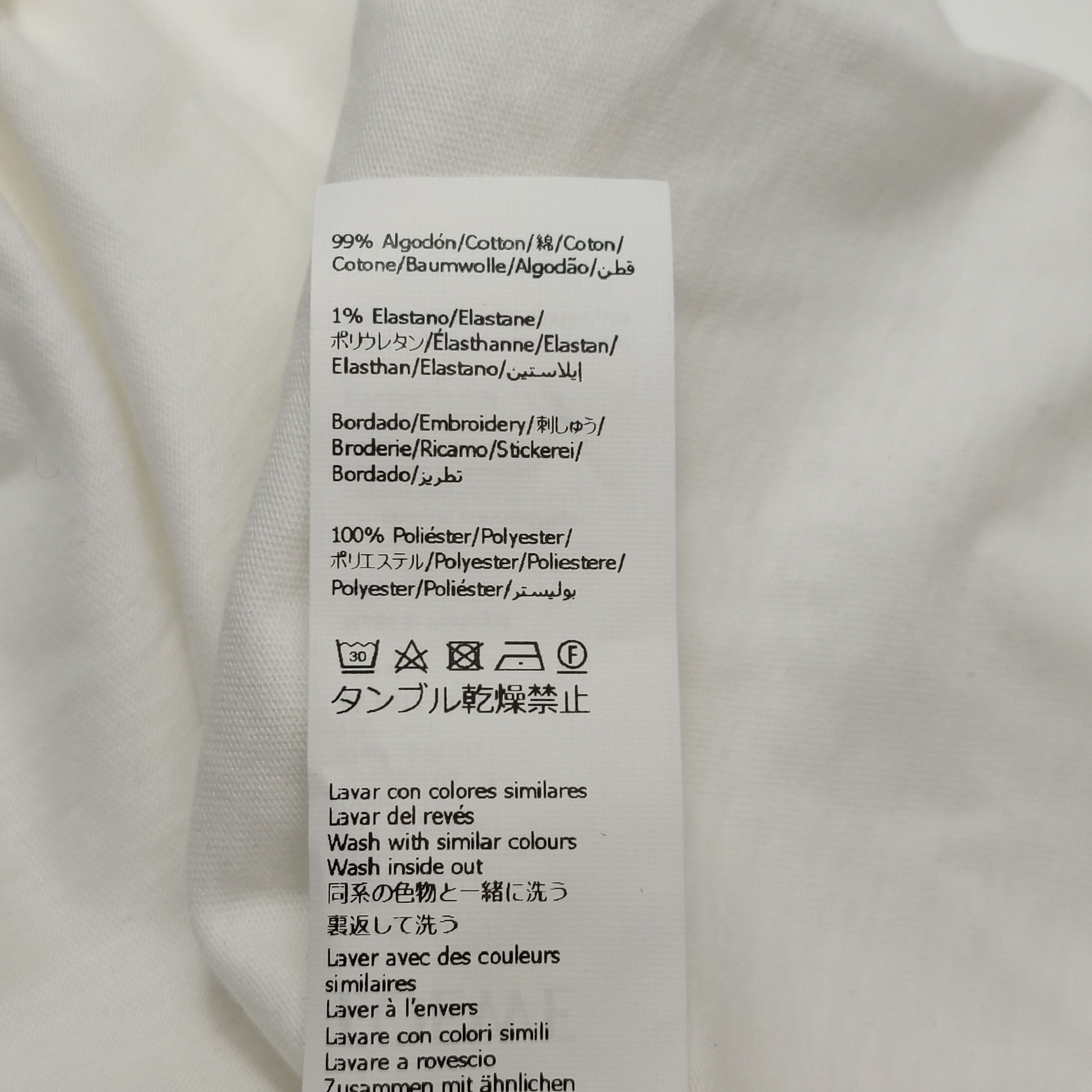 Loewe Logo Embroidered T-Shirt in White Size US L / EU 52-54 / 3 - 8 Thumbnail