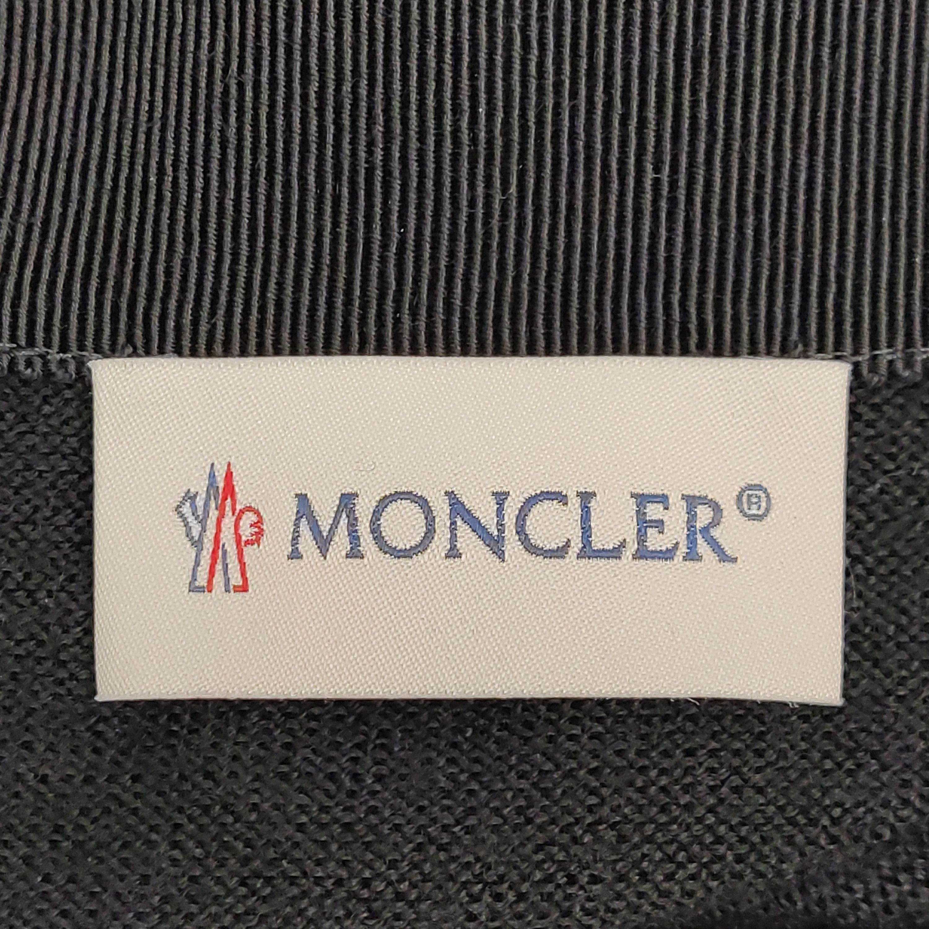 Moncler Black Hybrid Wool Cardigan Size US M / EU 48-50 / 2 - 5 Thumbnail