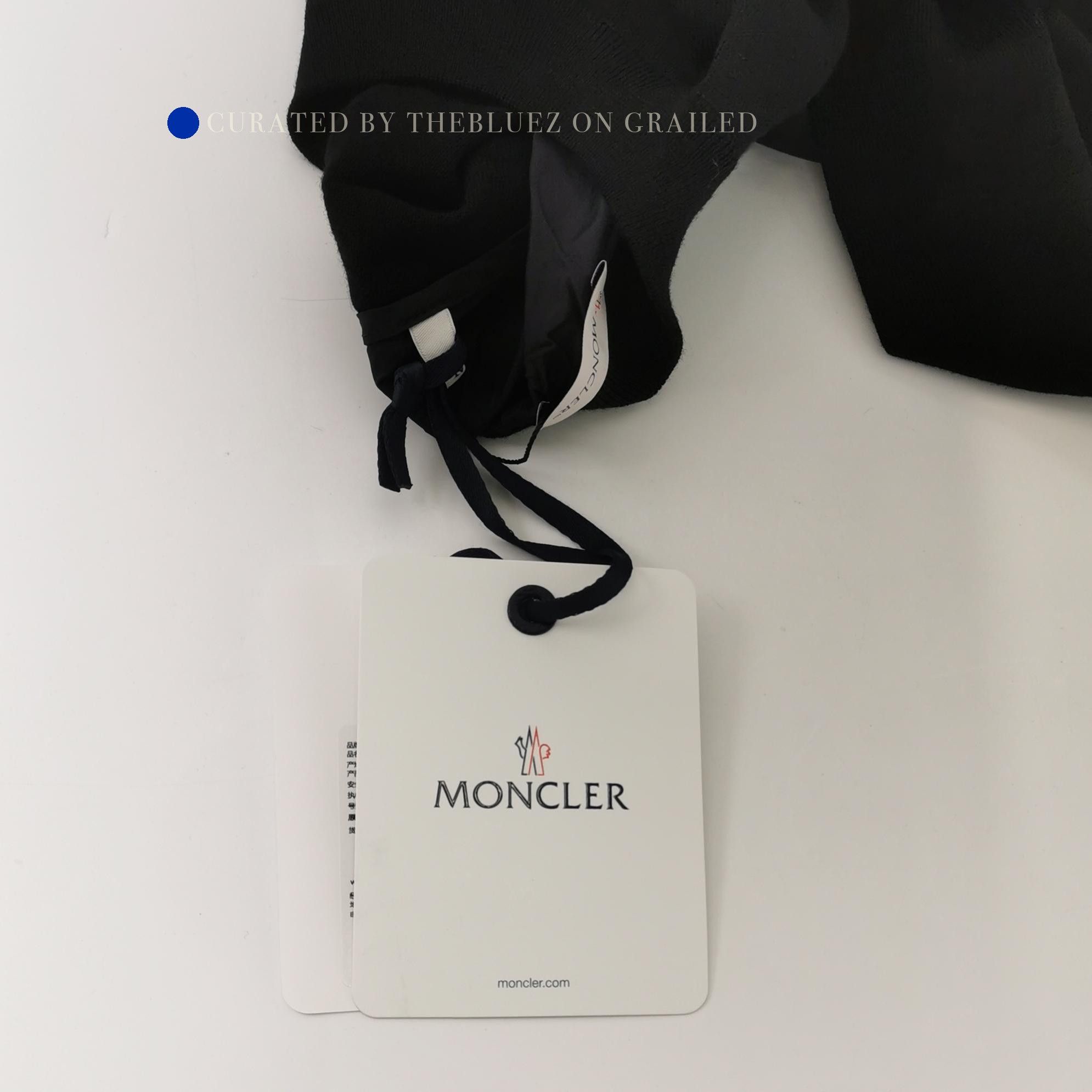 Moncler Contrast Panel Black Sweater Size US M / EU 48-50 / 2 - 5 Thumbnail