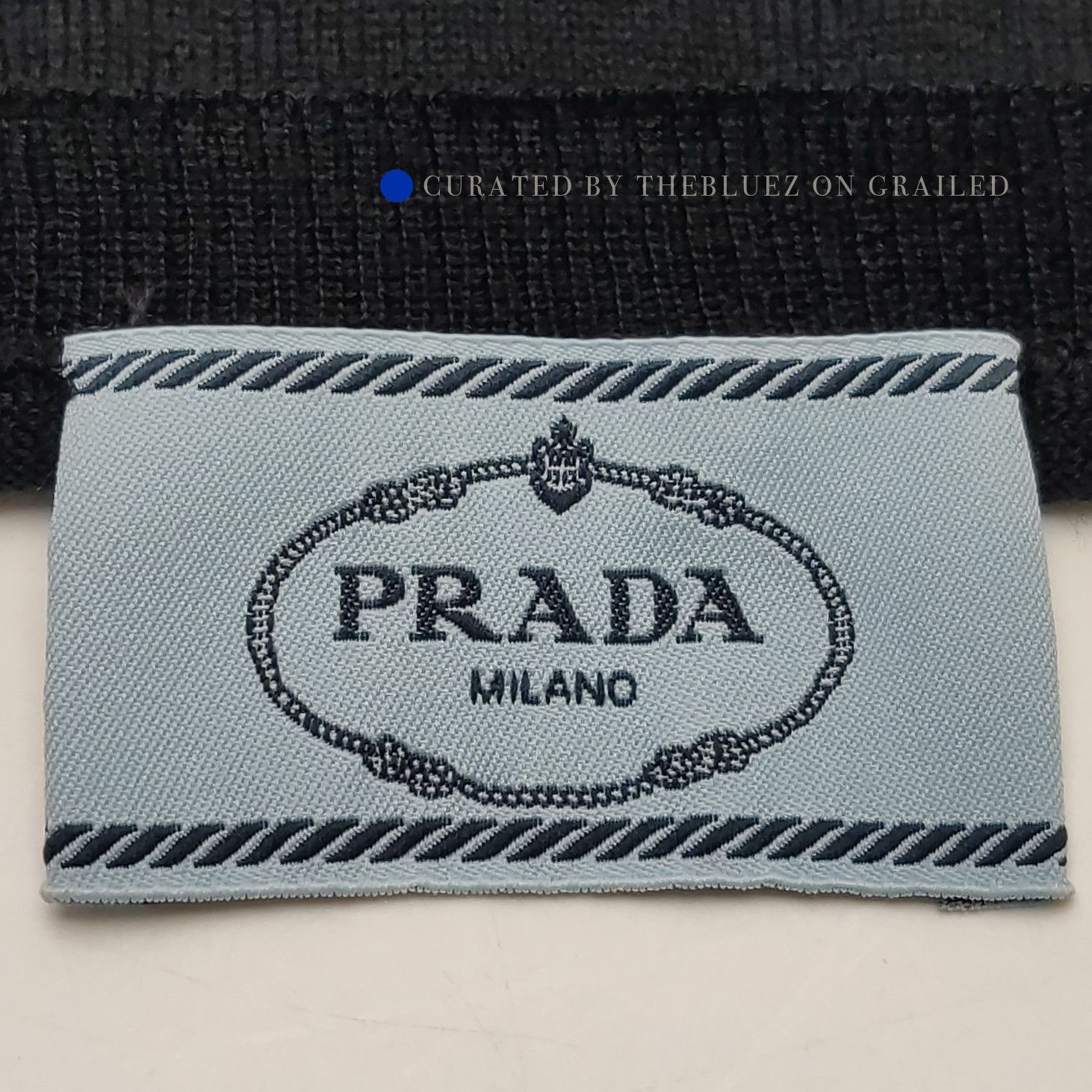Prada Luxurious Black Wool-Silk Blend Sweater Size US S / EU 44-46 / 1 - 3 Thumbnail
