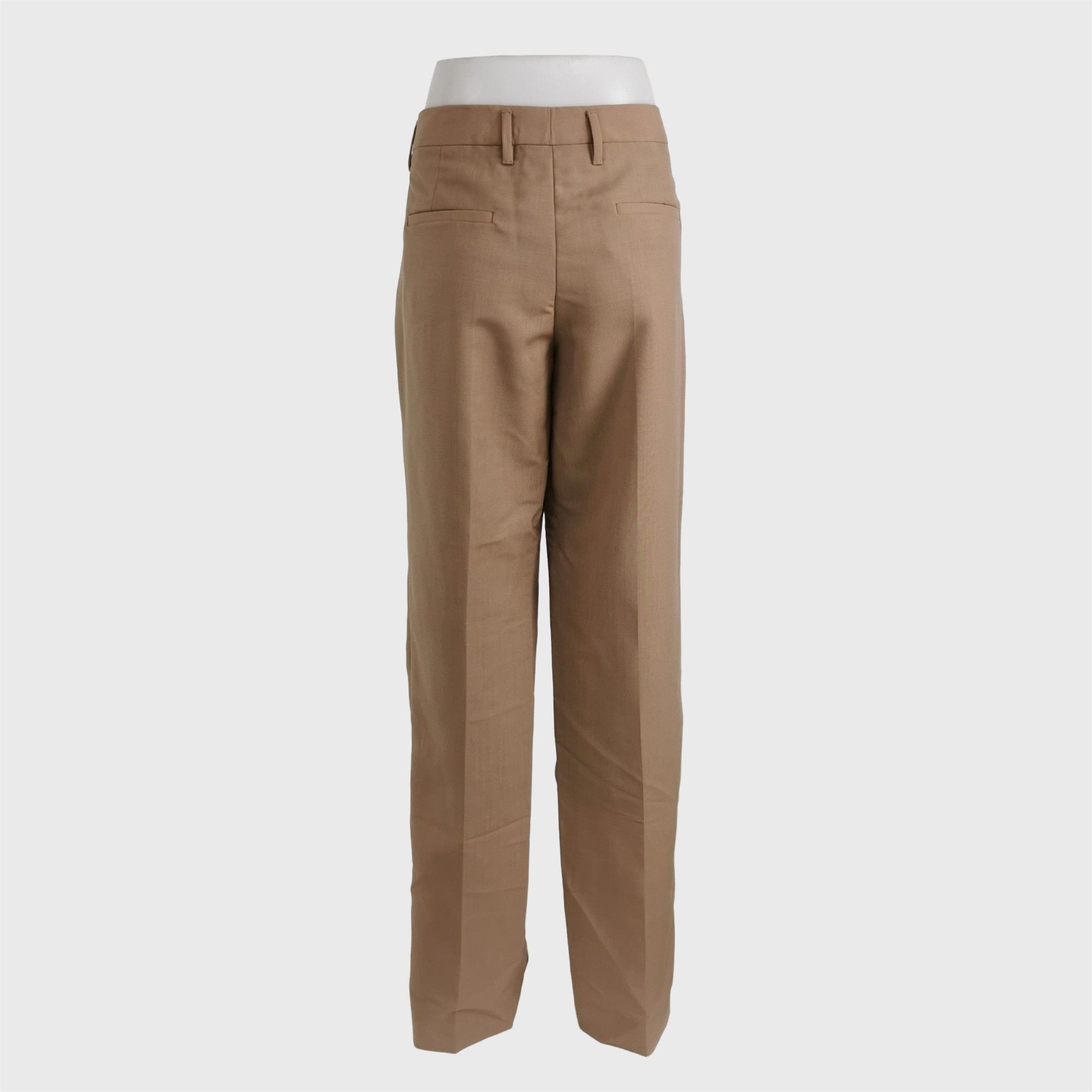 Prada Beige Mohair Blend Trousers, Size 28 Size US 28 / EU 44 - 2 Thumbnail