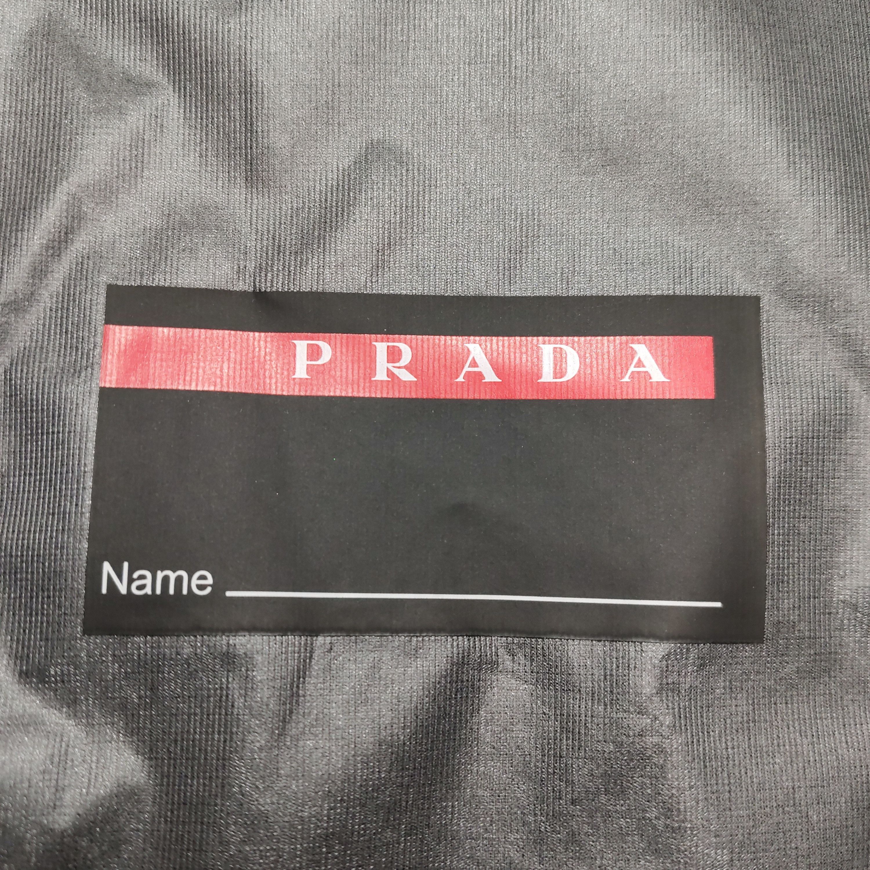 Prada Sleek Black Anorak Jacket with Logo Patch Size US XS / EU 42 / 0 - 6 Thumbnail