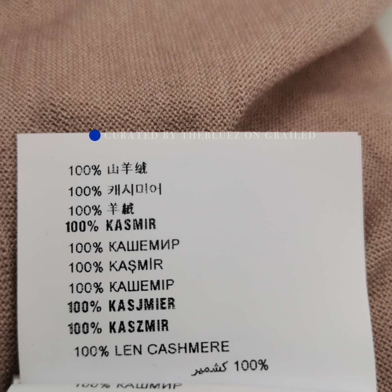 Prada Cashmere Logo Joggers in Beige Size US 26 / EU 42 - 8 Thumbnail