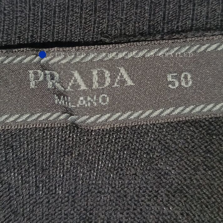Prada Classic Black Crew Neck Sweater Size US M / EU 48-50 / 2 - 4 Thumbnail