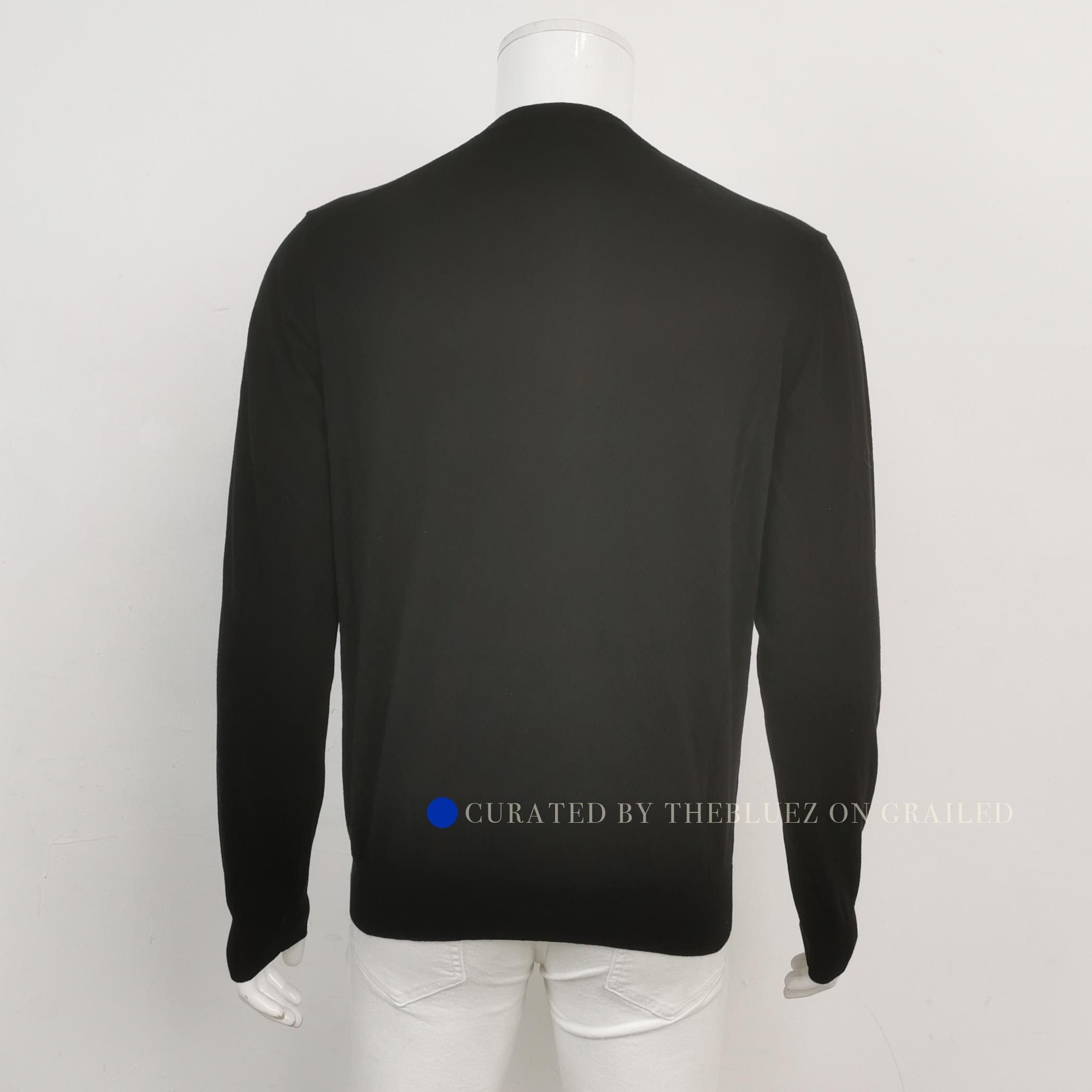 Prada Classic Crew Neck Cotton Sweater Size US M / EU 48-50 / 2 - 2 Thumbnail