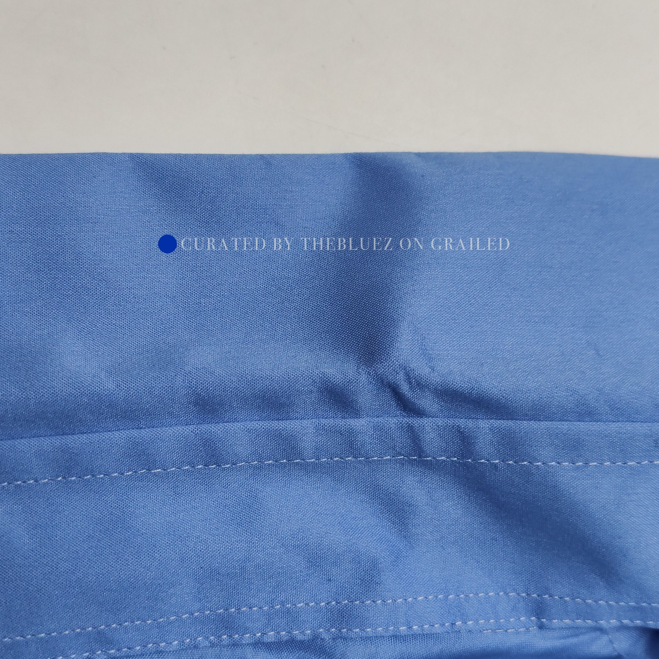 Prada Stylish Blue Popeline Button-Up Shirt Size US M / EU 48-50 / 2 - 10 Thumbnail