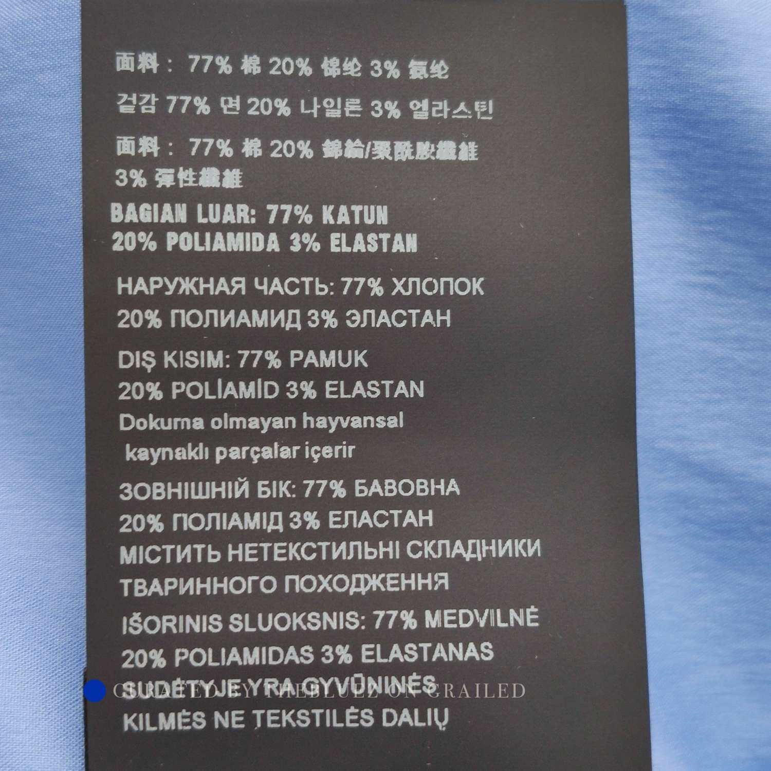 Prada Stylish Blue Popeline Button-Up Shirt Size US M / EU 48-50 / 2 - 8 Thumbnail