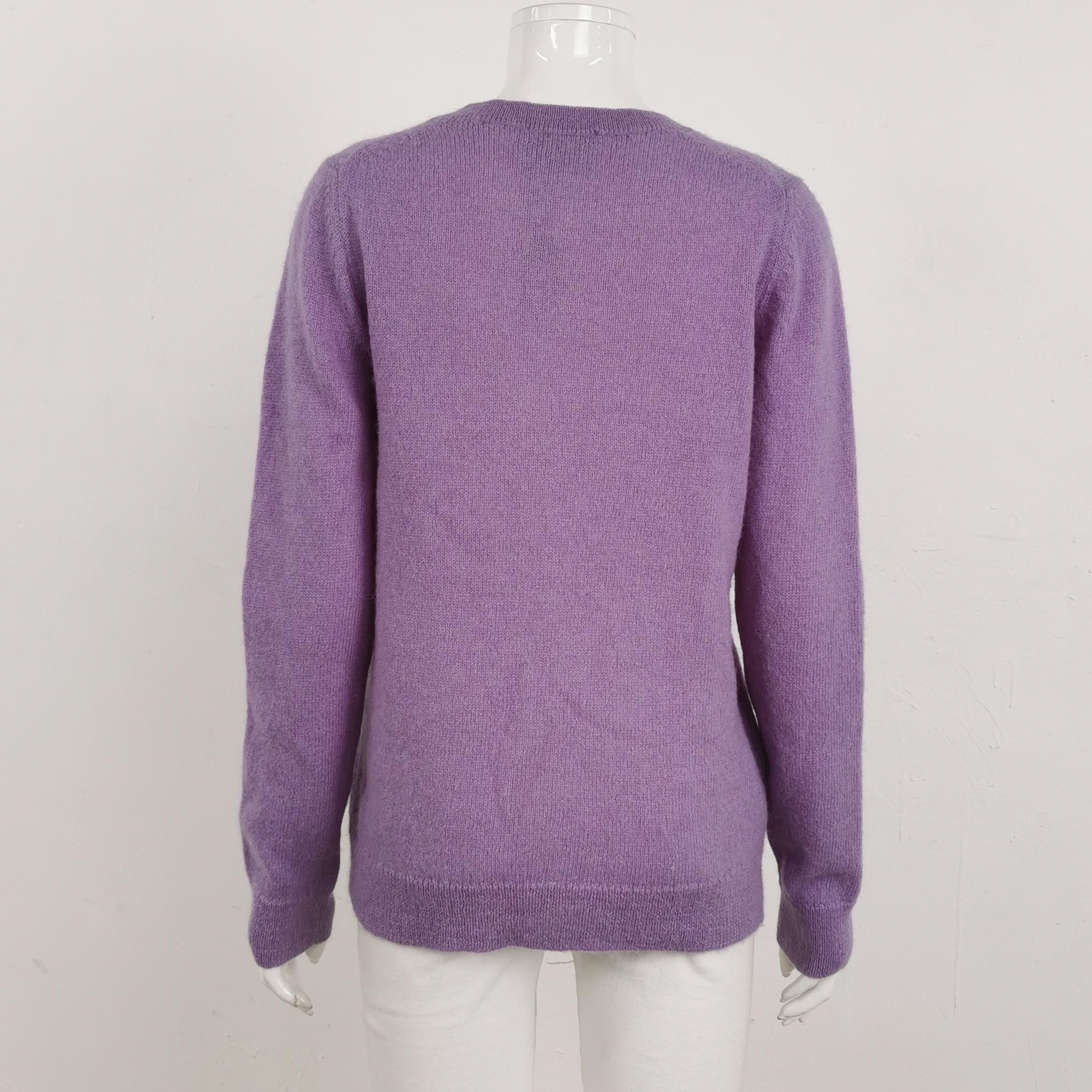 Prada Cozy Purple Crewneck Sweater Size US S / EU 44-46 / 1 - 2 Thumbnail