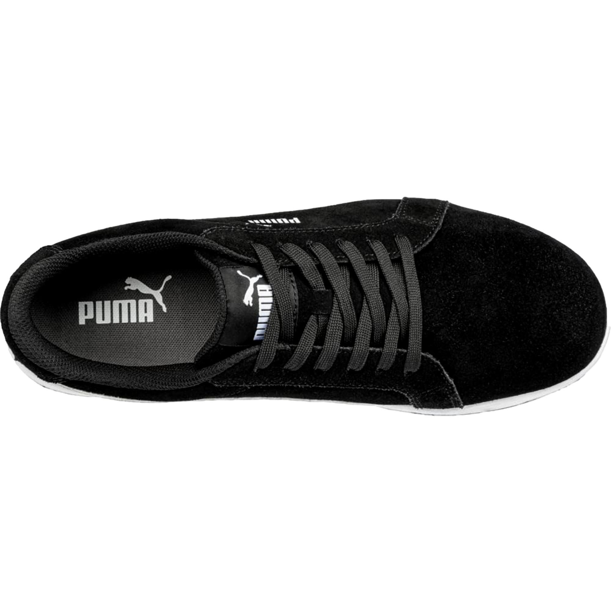 Puma Iconic Suede Low ASTM EH Black / White 640015 Size US 11.5 / EU 44-45 - 2 Thumbnail