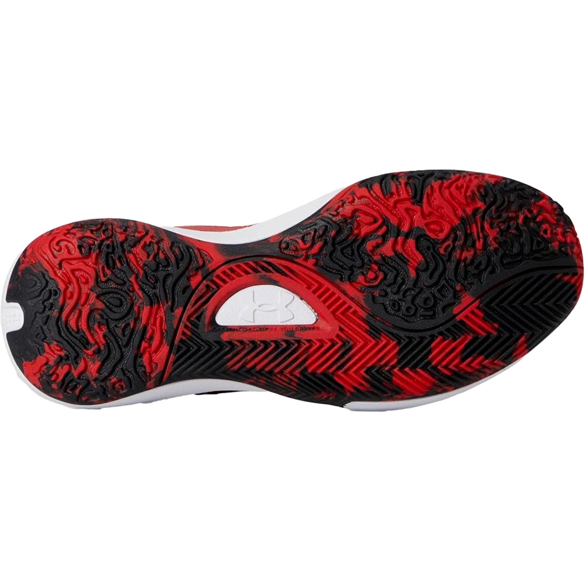 Under Armour Lockdown 6 Red/ Black/ White 3025616-600 Size US 12 / EU 45 - 3 Thumbnail