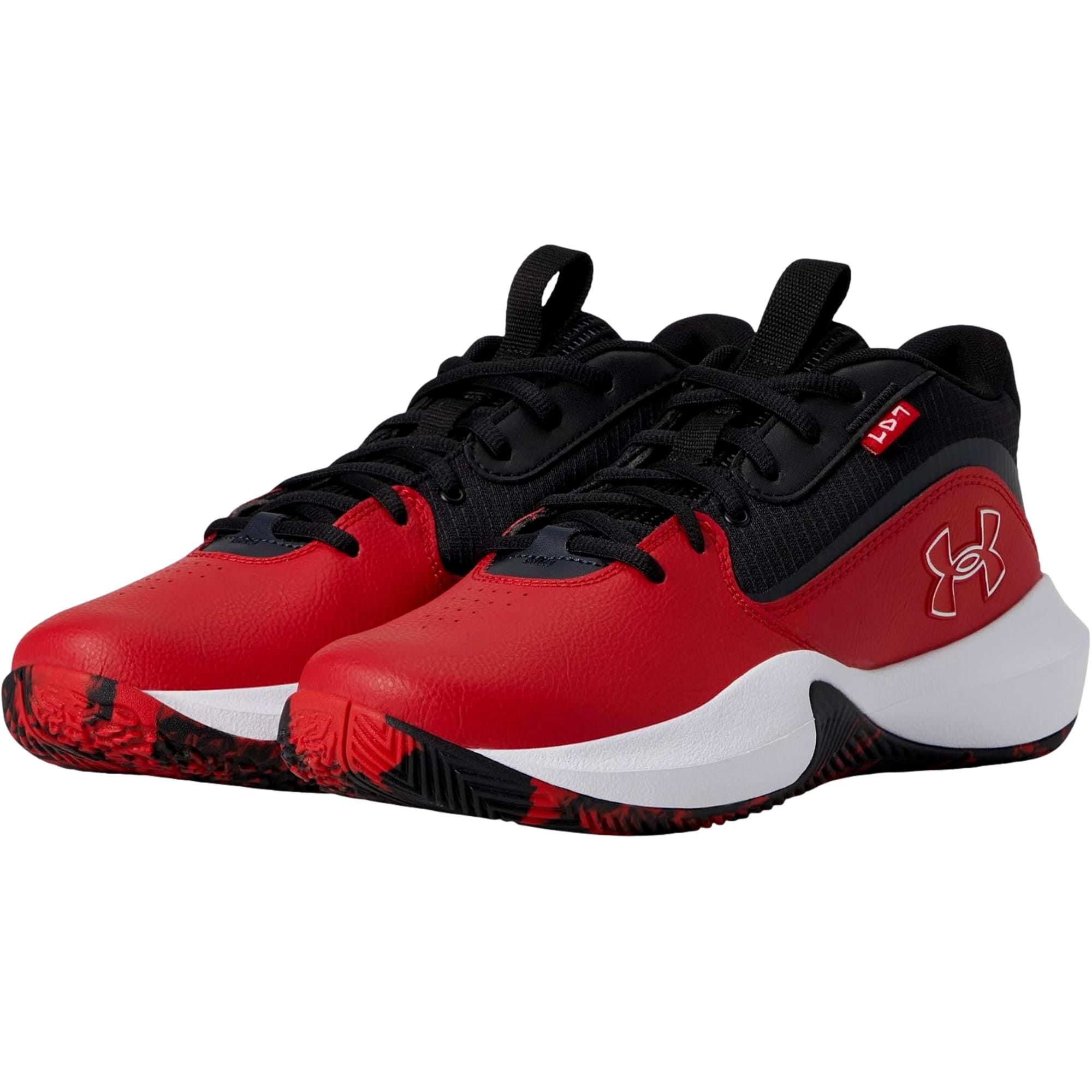Under Armour Lockdown 6 Red/ Black/ White 3025616-600 Size US 12 / EU 45 - 4 Thumbnail