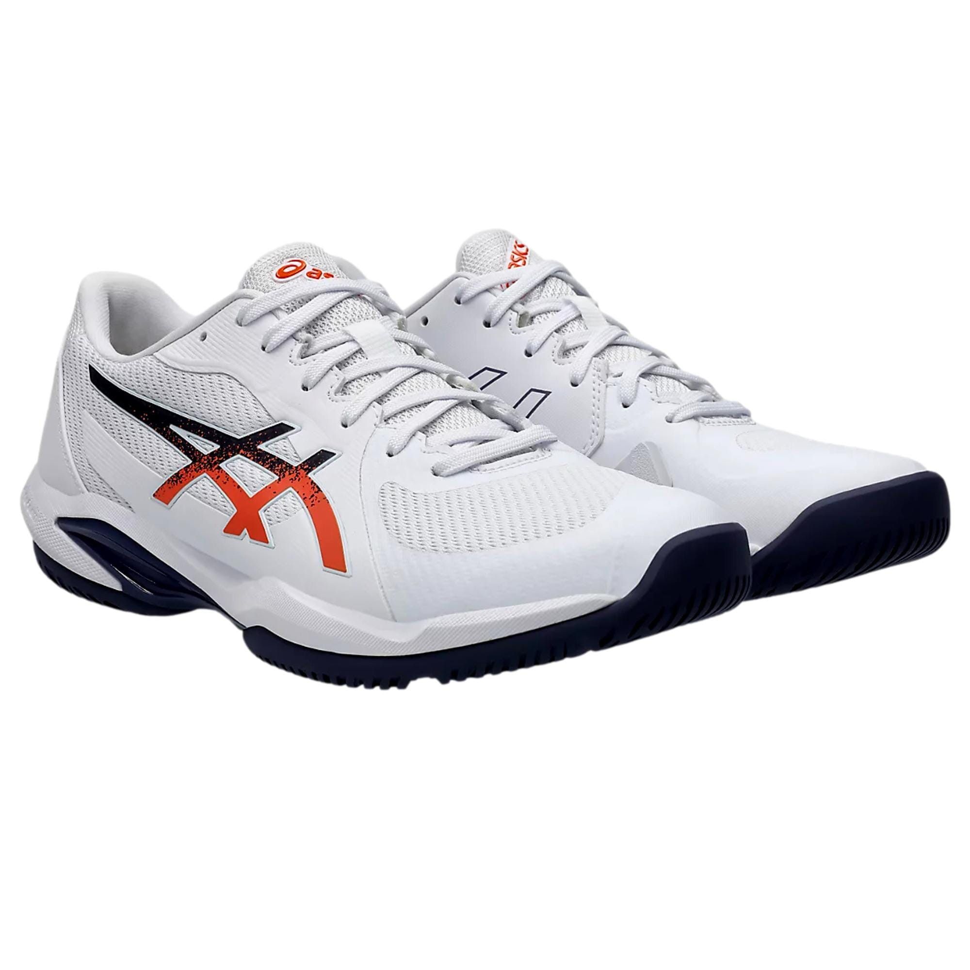 Asics Solution Swift FF 2 White / Nova Orange 1041A466-102 Size US 12 / EU 45 - 3 Thumbnail
