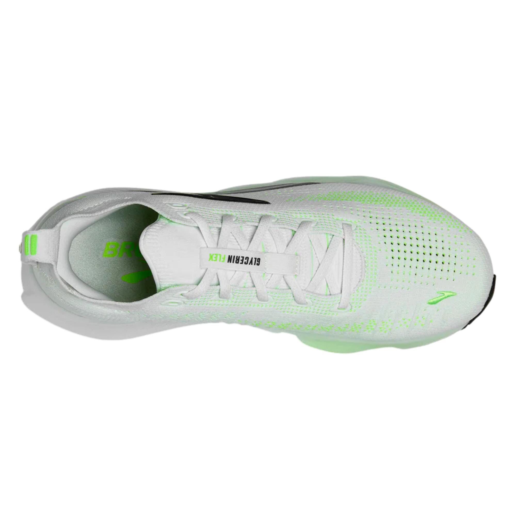 Brooks Glycerin Flex White / Green Gecko / Phantom 110478 1D 114 Size US 12 / EU 45 - 2 Thumbnail