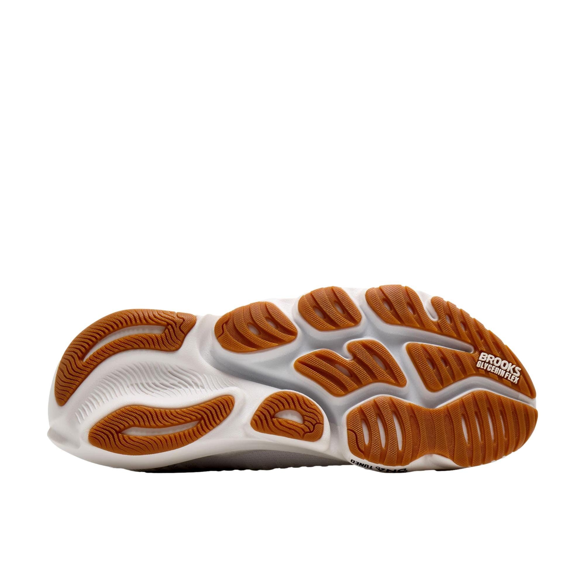 Brooks Glycerin Flex White / Black / Gum 110478 1D 187 Size US 12 / EU 45 - 4 Thumbnail