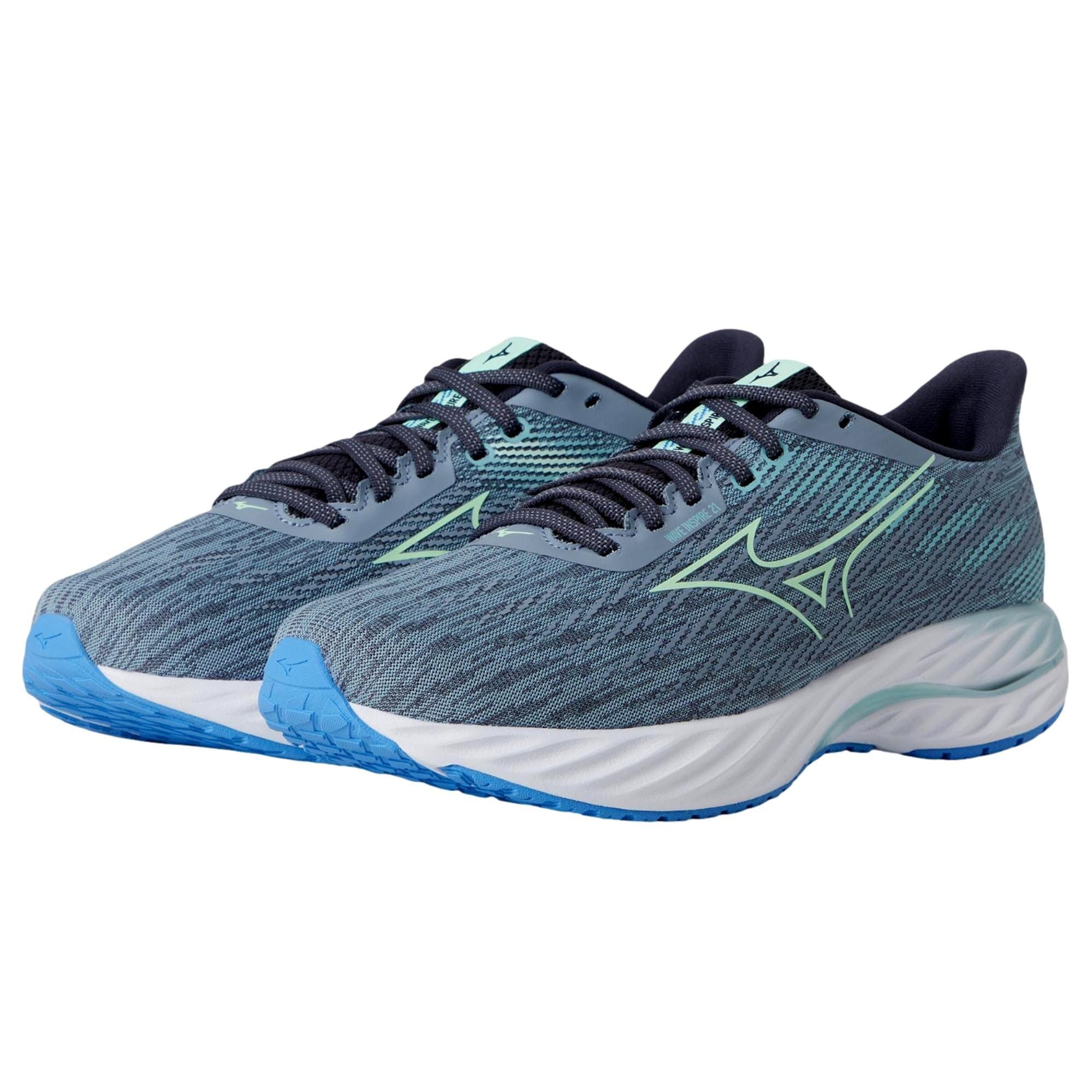 Mizuno Wave Inspire 21 Tradewinds / Neo Mint J1GC254501 Size US 12 / EU 45 - 4 Thumbnail