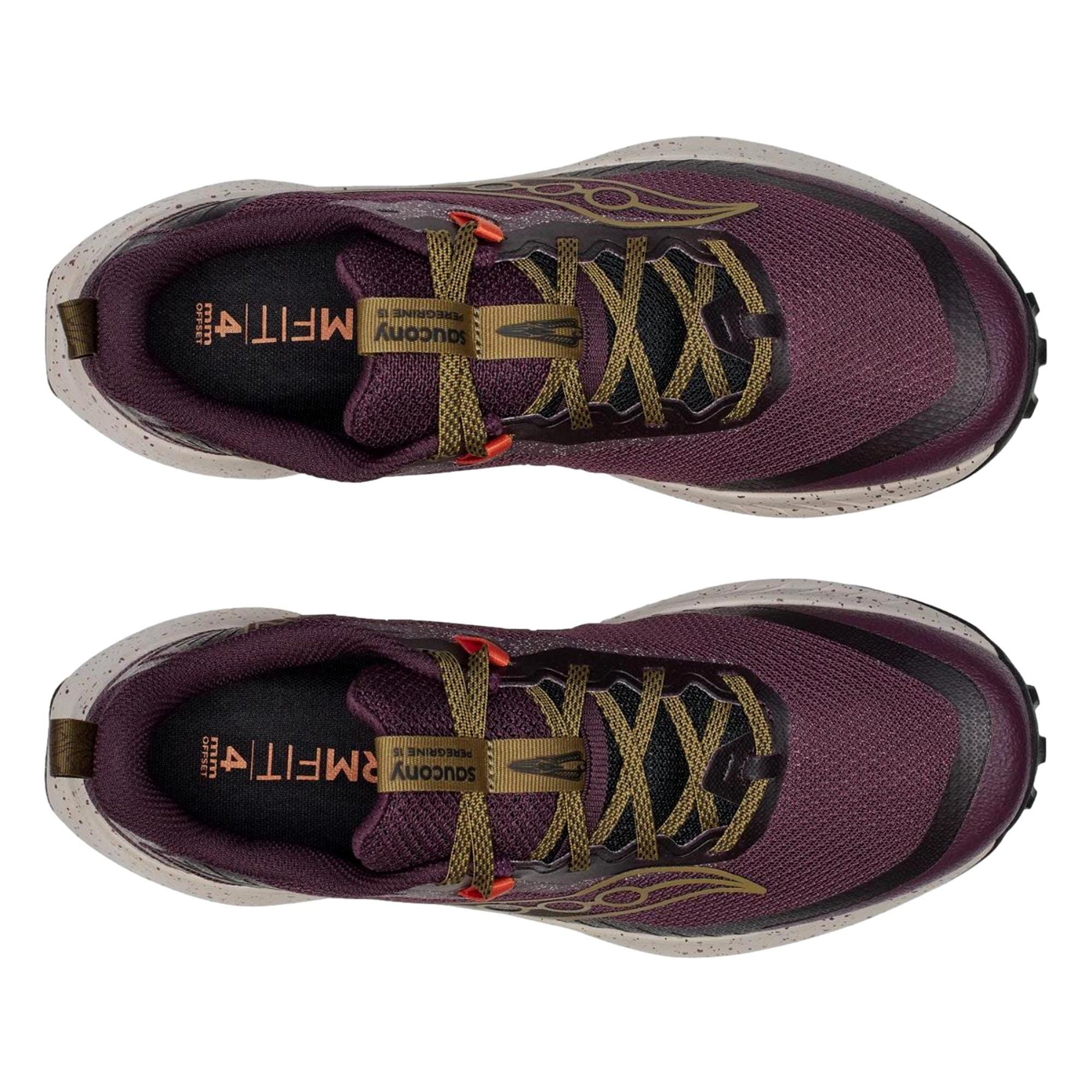 Saucony Peregrine 15 Wine / Kodiak S20990-245 Size US 12 / EU 45 - 3 Thumbnail
