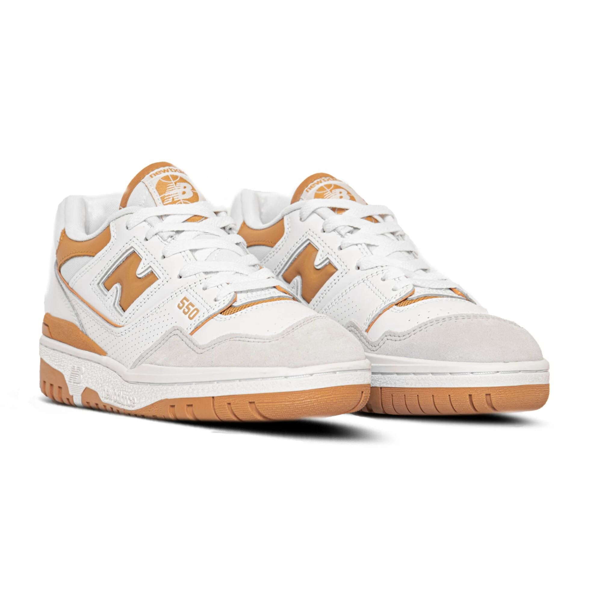New Balance 550 White/Brown BB550LSC Size US 12 / EU 45 - 2 Thumbnail