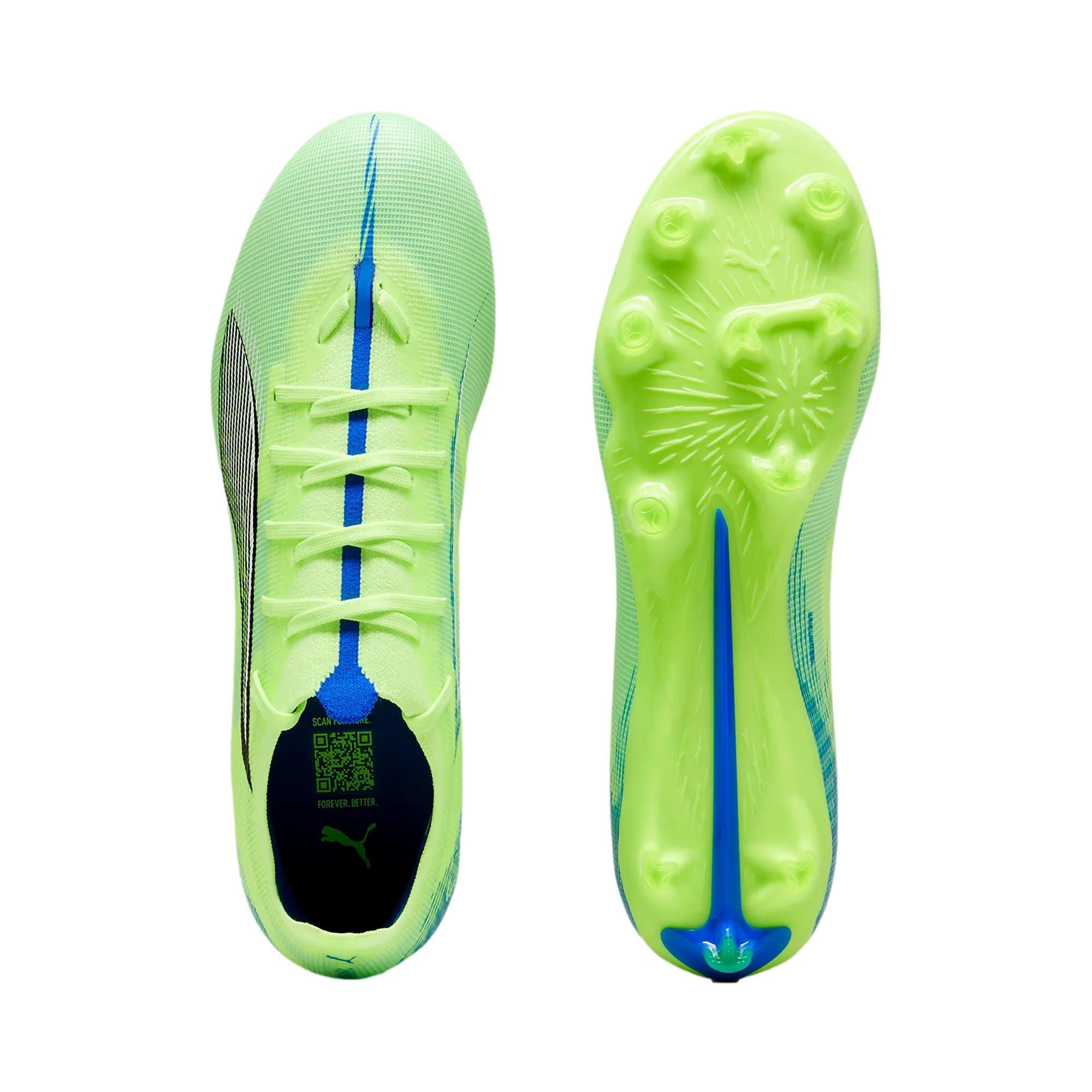 Puma Ultra 5 Match FG/AG Fizzy Apple / Puma White 107687-03 Size US 12 / EU 45 - 4 Thumbnail