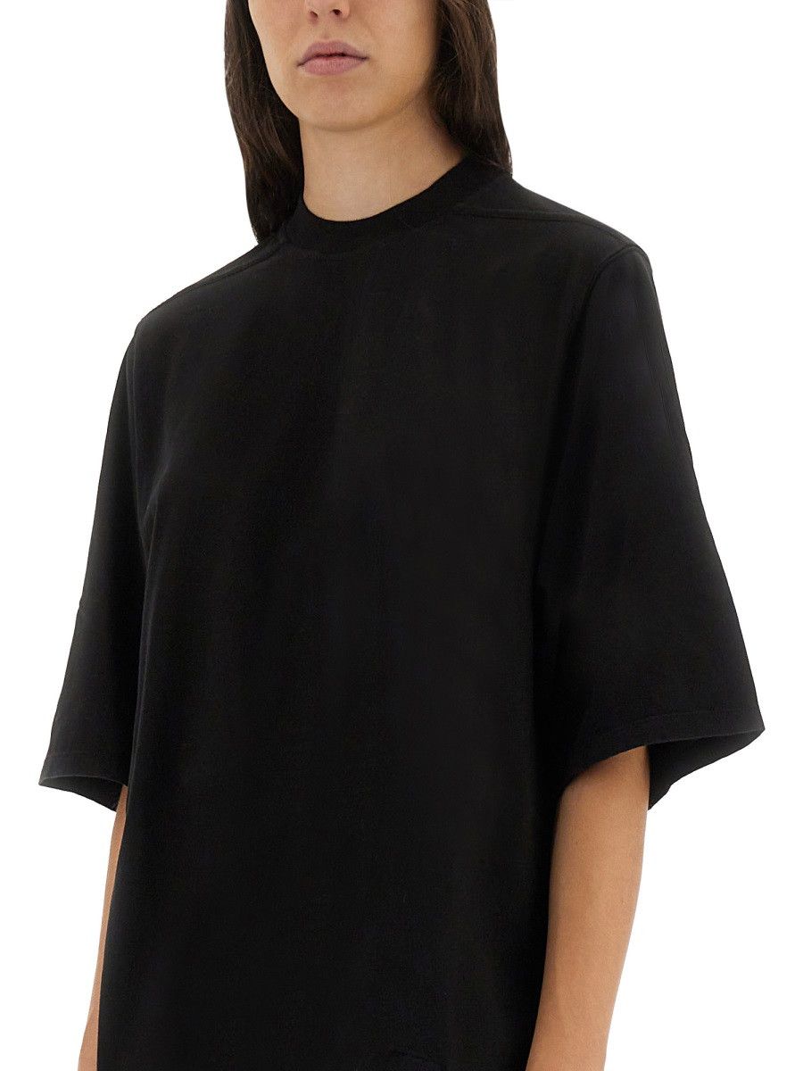 Rick Owens Drkshdw RICK OWENS DRKSHDW T-SHIRT "JUMBO SS T" - BLACK Size XS / US 0-2 / IT 36-38 - 4 Thumbnail
