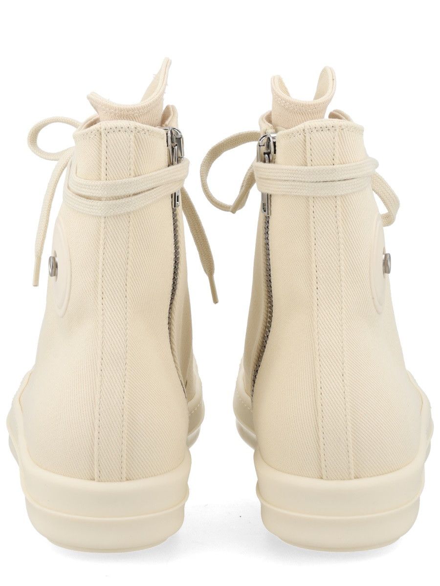 Rick Owens Drkshdw RICK OWENS DRKSHDW SNEAKER ALTA IN DENIM - WHITE (IT 42) Size US 9 / EU 42 - 4 Thumbnail