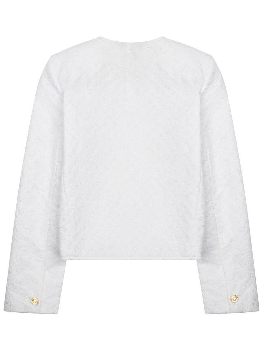 Celine CELINE "CHELSEA" JACKET - WHITE (FR 36) Size XS / US 0-2 / IT 36-38 - 2 Thumbnail