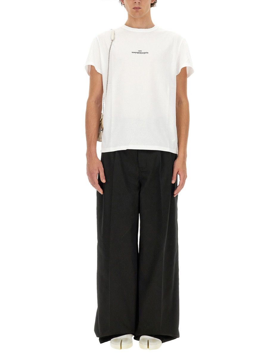 Maison Margiela MAISON MARGIELA T-SHIRT IN COTONE - WHITE (IT 50) Size US L / EU 52-54 / 3 - 2 Thumbnail