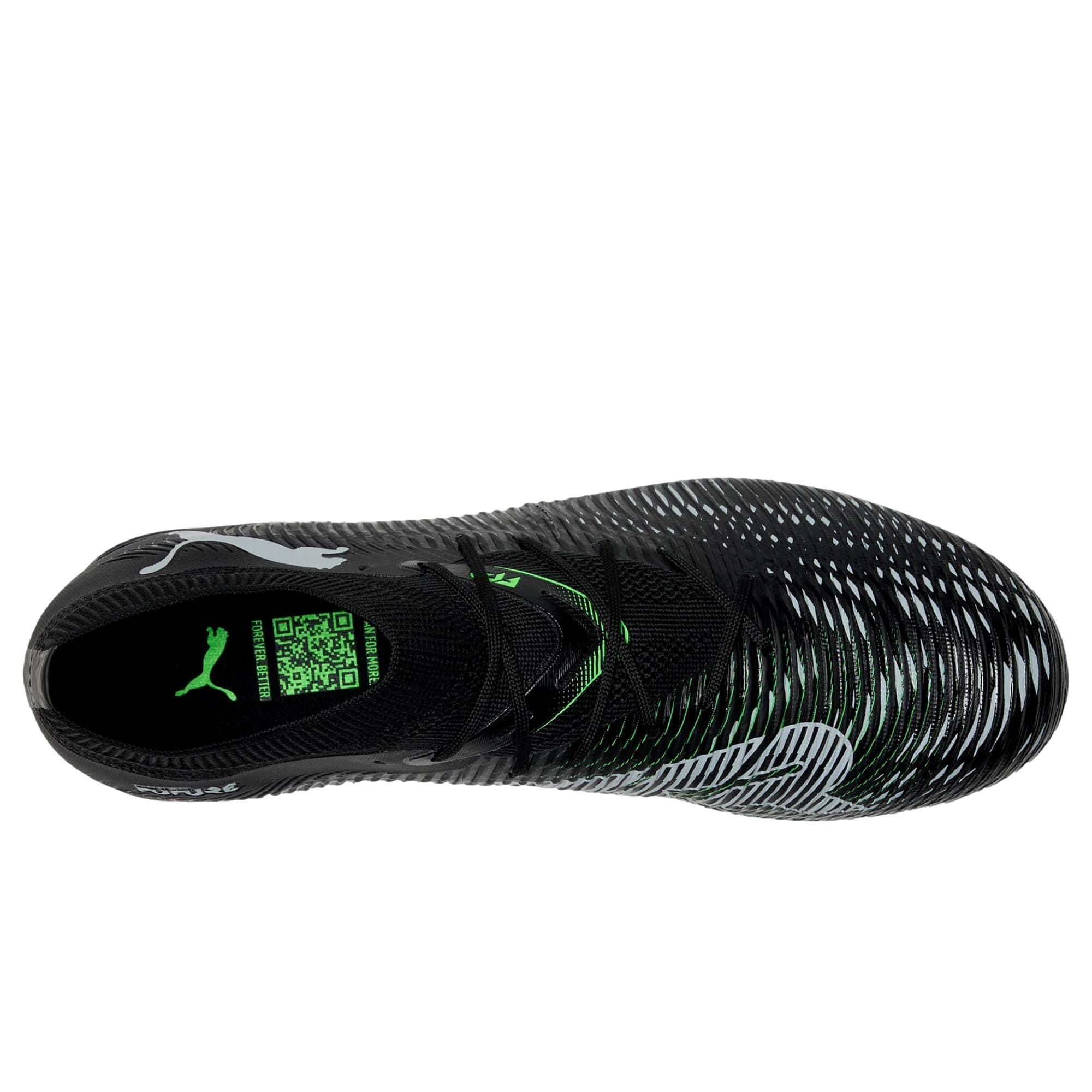 Puma Future 8 Match FG / AG Black - Gray - Green 108140-02 Size US 12 / EU 45 - 2 Thumbnail
