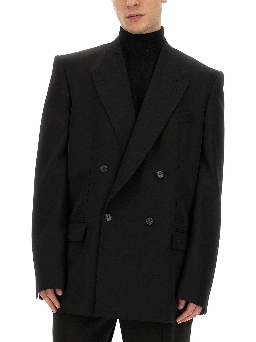 Balenciaga BALENCIAGA REGULAR FIT JACKET - BLACK Size US M / EU 48-50 / 2 - 4 Thumbnail