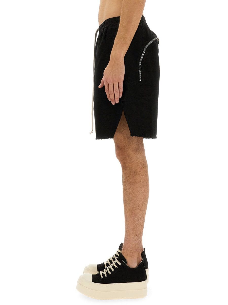 Rick Owens Drkshdw RICK OWENS DRKSHDW ZIPPERED BOXER SHORTS - BLACK Size US 32 / EU 48 - 4 Thumbnail