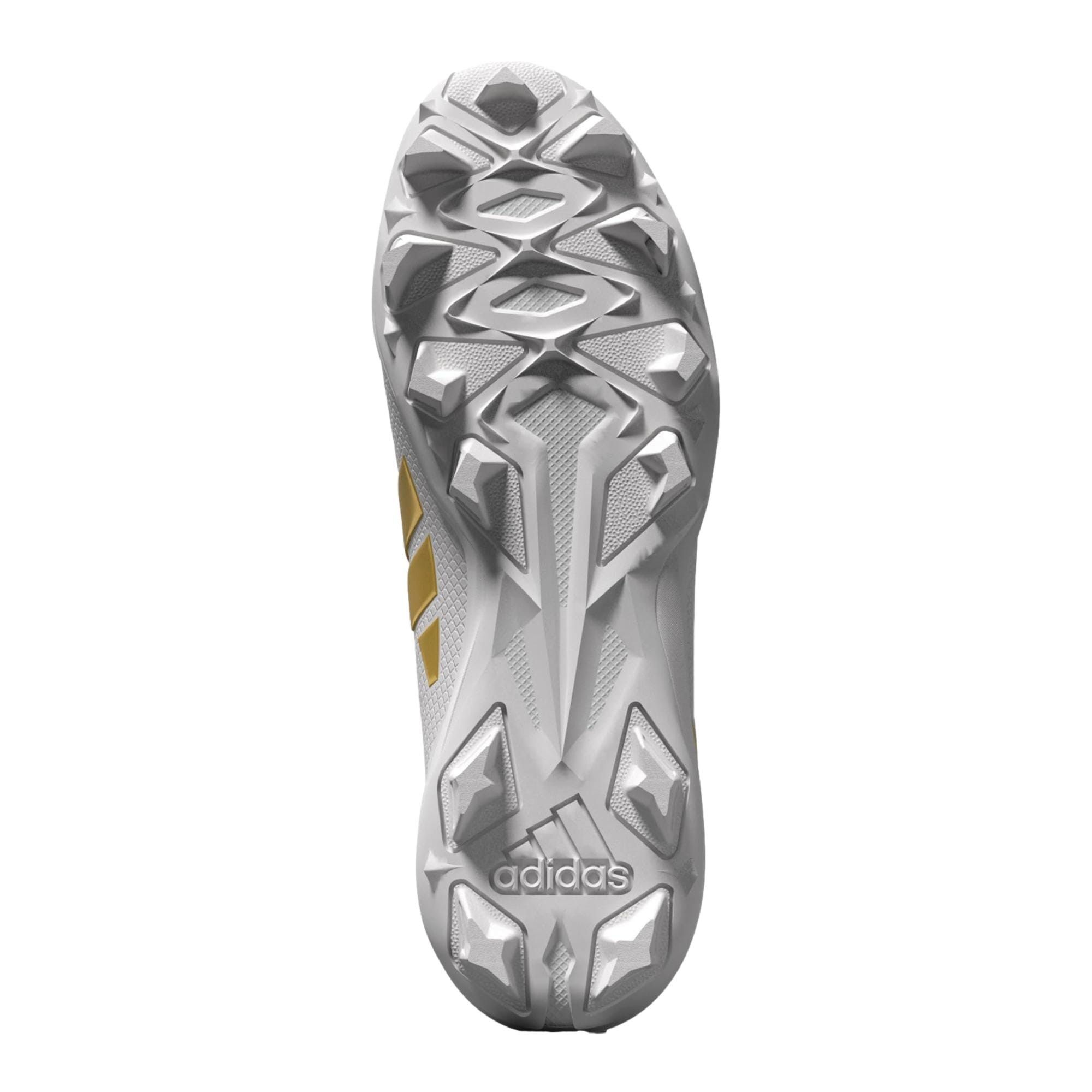 Adidas Adizero Impact .2 MD White/Gold IF5106 Size US 13 / EU 46 - 3 Thumbnail