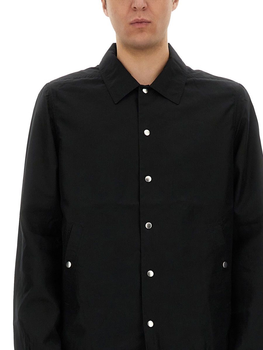 Rick Owens Drkshdw RICK OWENS DRKSHDW BUTTONED JACKET - BLACK Size US L / EU 52-54 / 3 - 4 Thumbnail