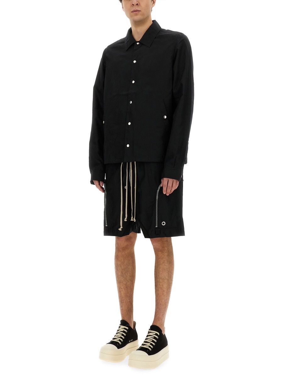 Rick Owens Drkshdw RICK OWENS DRKSHDW BUTTONED JACKET - BLACK Size US L / EU 52-54 / 3 - 2 Thumbnail
