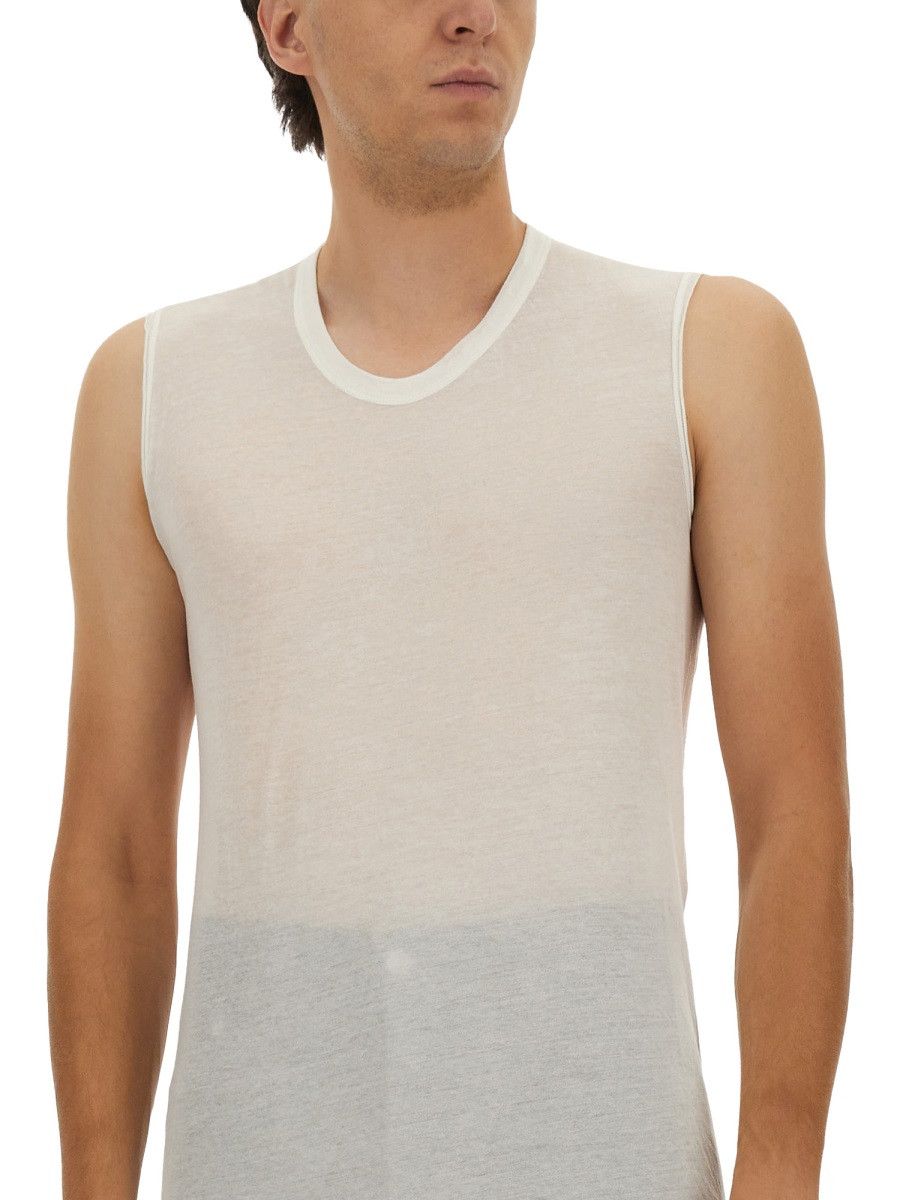 Rick Owens RICK OWENS TOP BASIC - WHITE Size US M / EU 48-50 / 2 - 4 Thumbnail