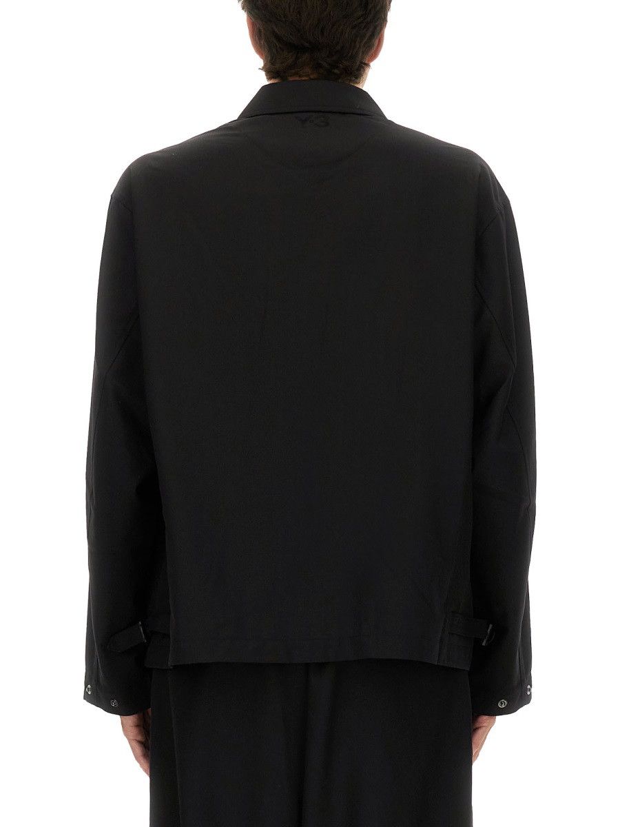 Y-3 Y-3 REFINED WOOL JACKET - BLACK Size US L / EU 52-54 / 3 - 3 Thumbnail